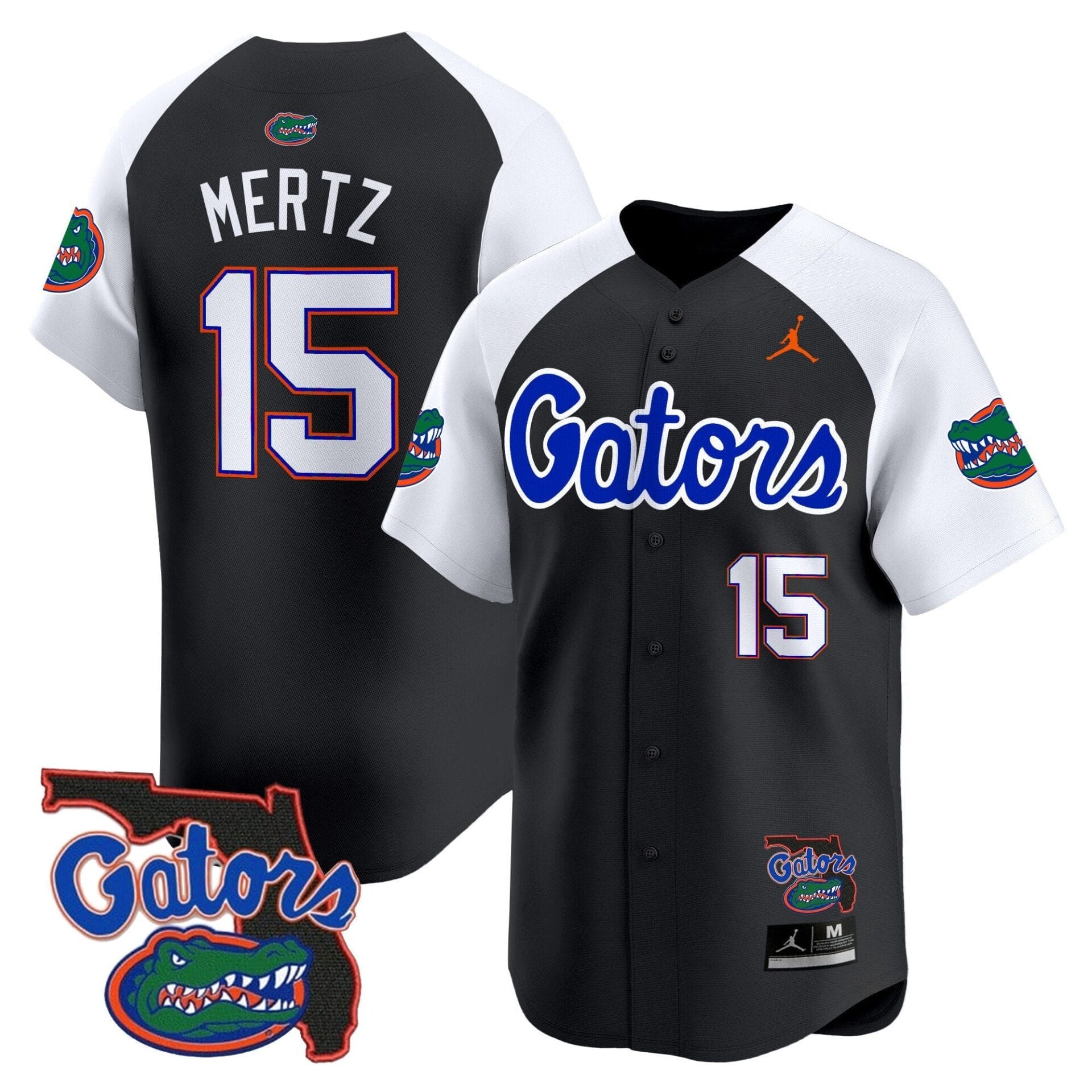 Florida Gators 2024 Florida Patch Vapor Baseball Jersey - All Stitched - Image 4