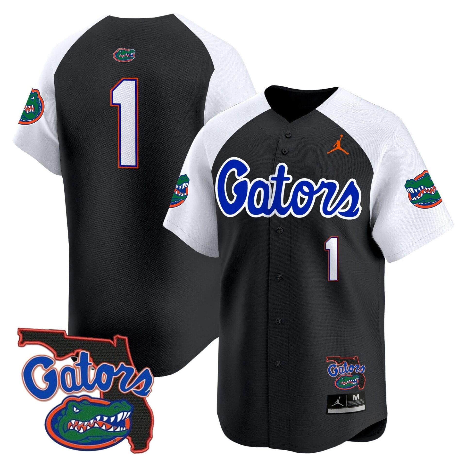Florida Gators 2024 Florida Patch Vapor Baseball Jersey - All Stitched - Image 7