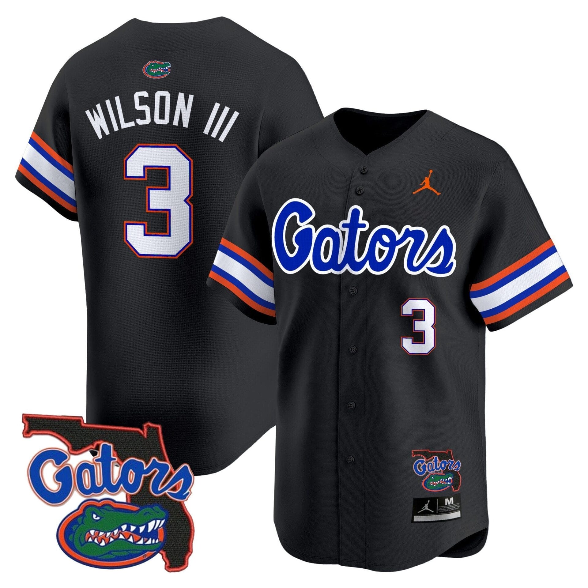 Florida Gators 2024 Florida Patch Vapor Baseball Jersey - All Stitched - Image 16