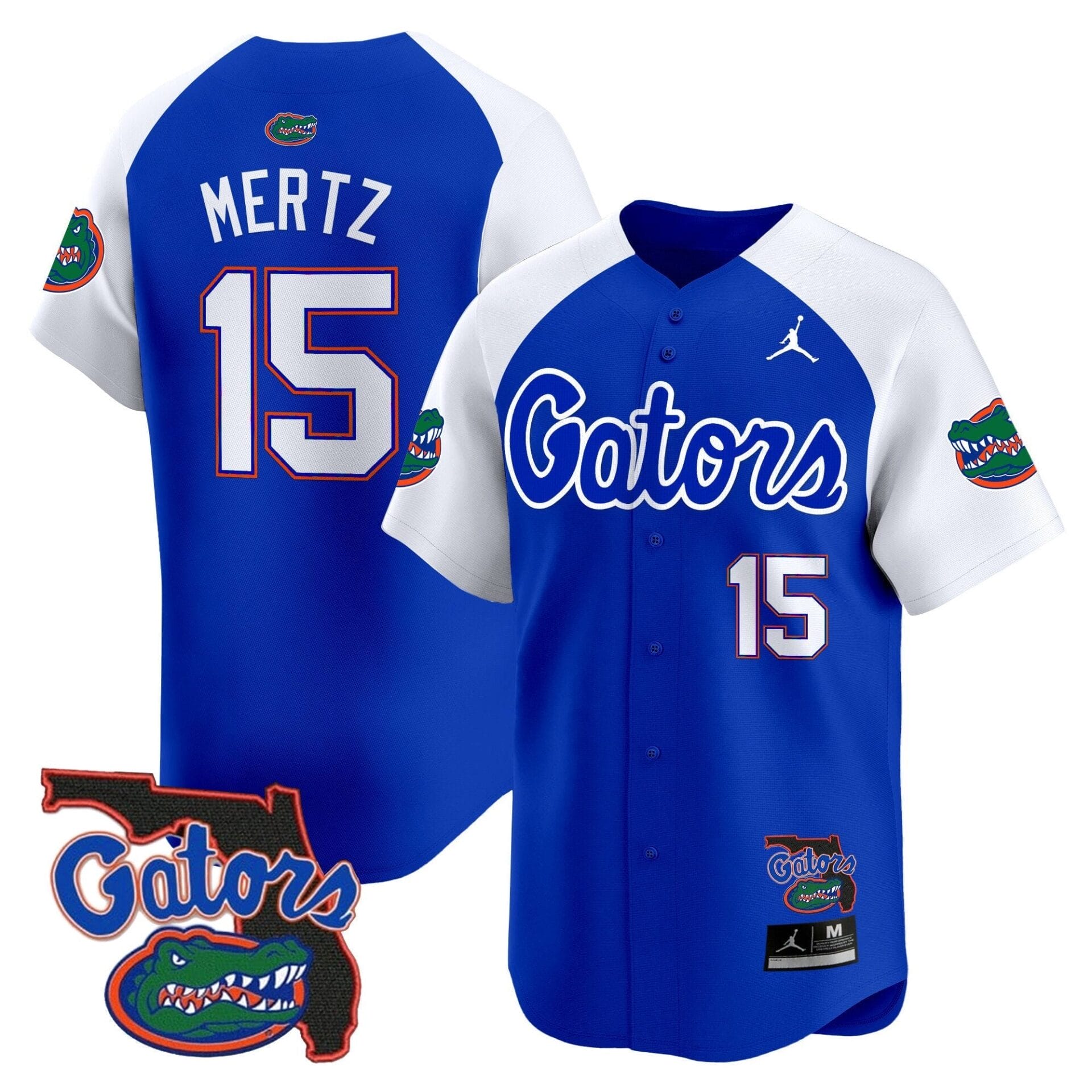 Florida Gators 2024 Florida Patch Vapor Baseball Jersey - All Stitched - Image 42