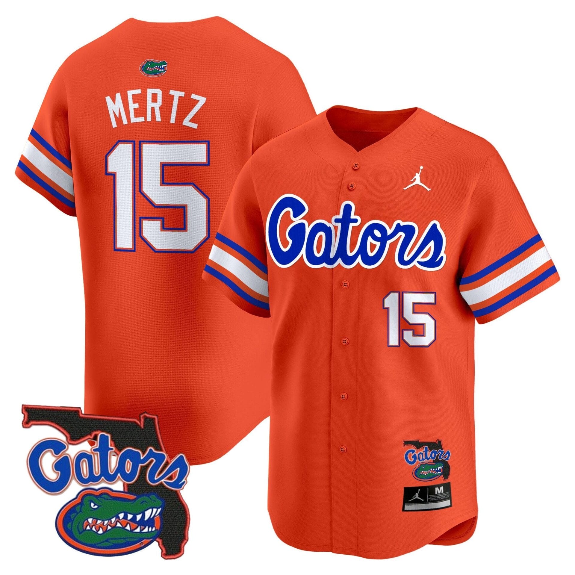 Florida Gators 2024 Florida Patch Vapor Baseball Jersey - All Stitched - Image 24