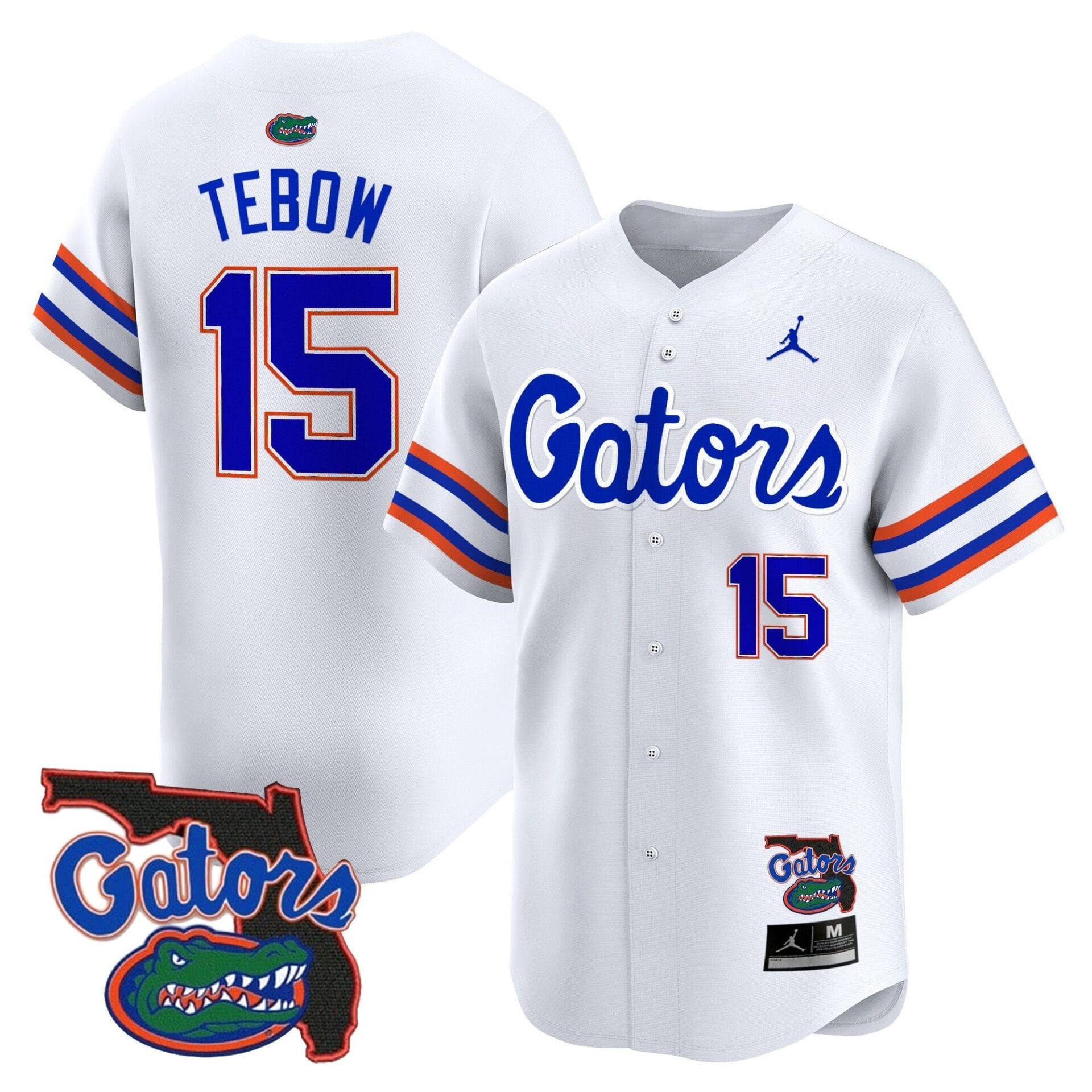 Florida Gators 2024 Florida Patch Vapor Baseball Jersey - All Stitched - Image 39