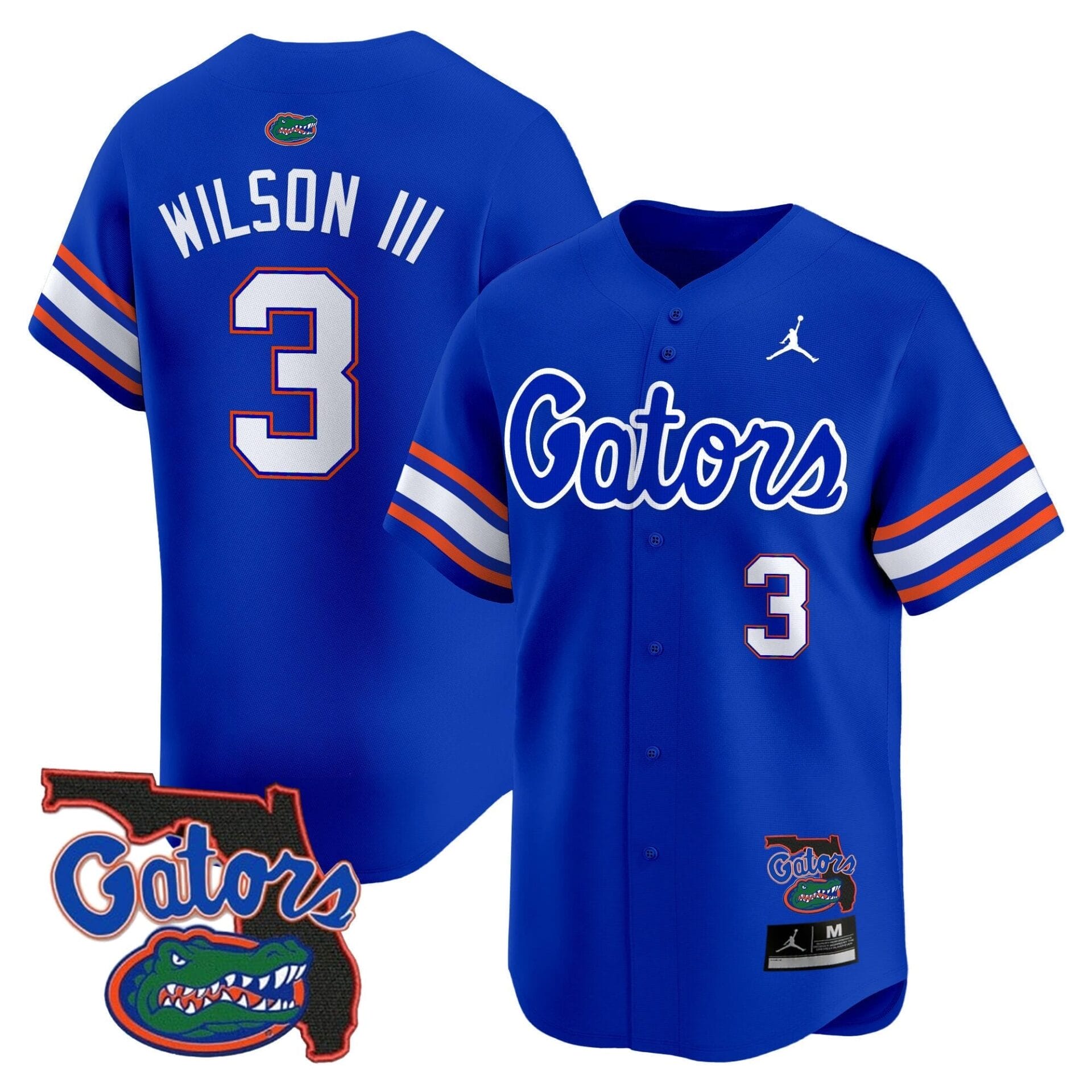Florida Gators 2024 Florida Patch Vapor Baseball Jersey - All Stitched - Image 30