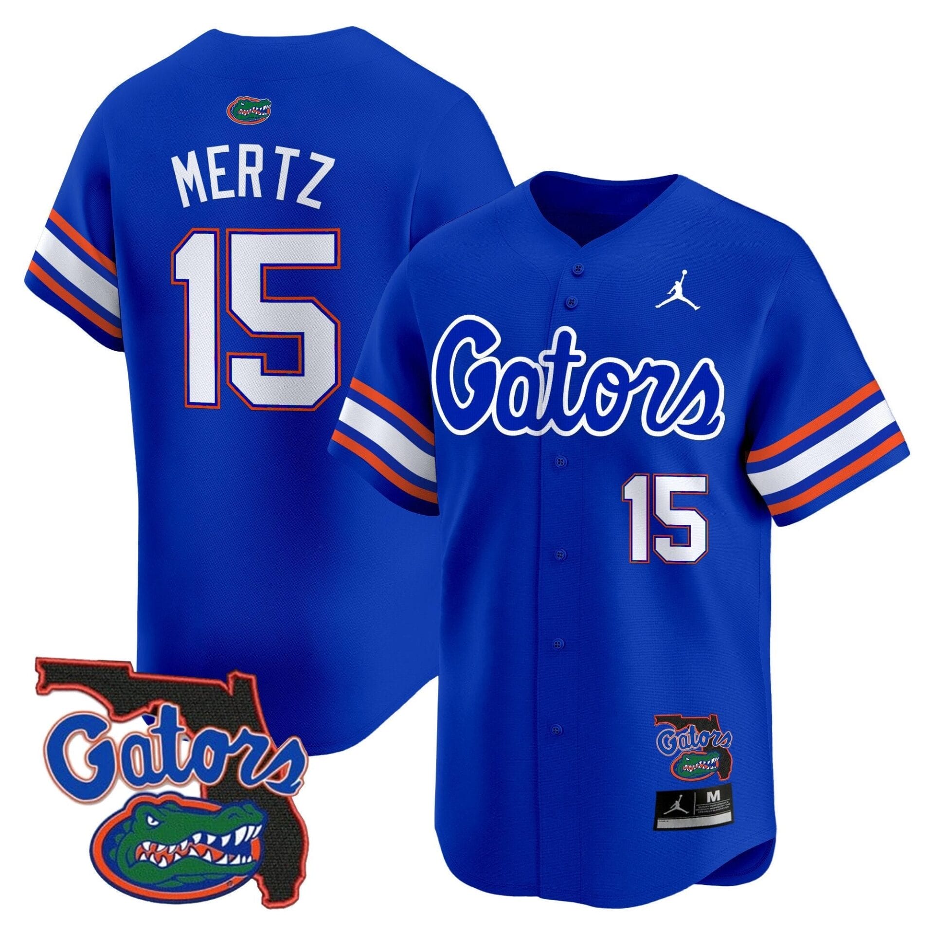 Florida Gators 2024 Florida Patch Vapor Baseball Jersey - All Stitched - Image 31
