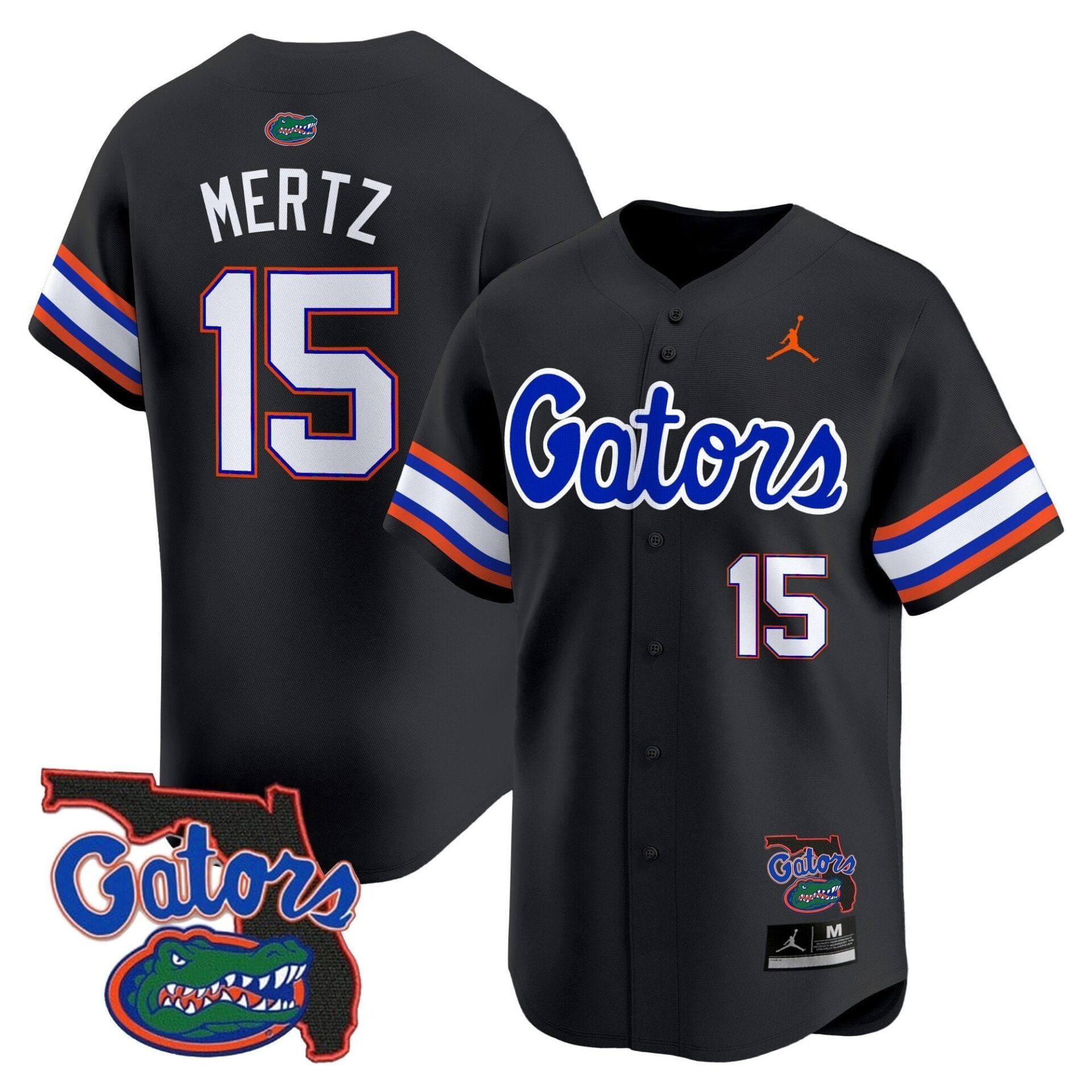 Florida Gators 2024 Florida Patch Vapor Baseball Jersey - All Stitched - Image 17