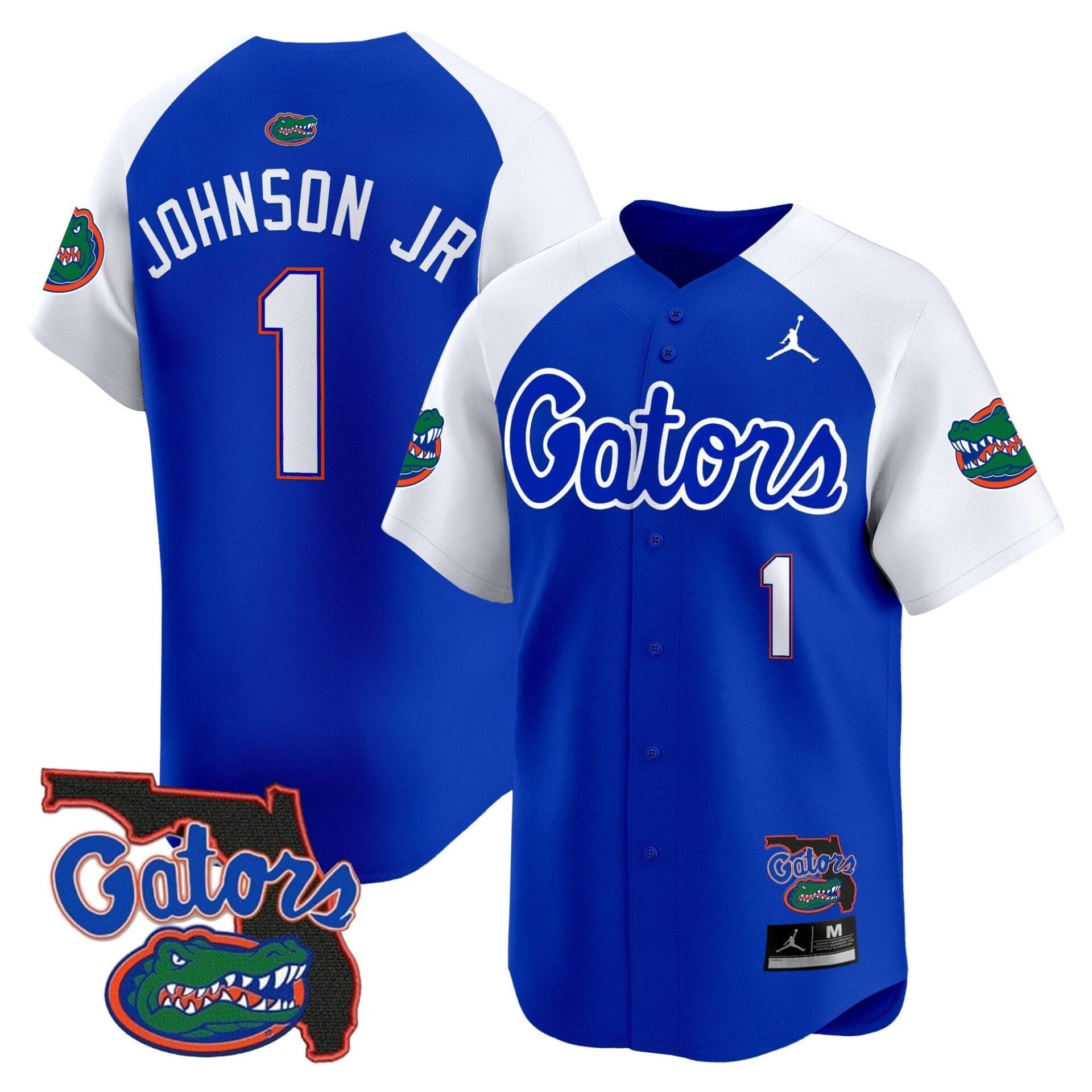 Florida Gators 2024 Florida Patch Vapor Baseball Jersey - All Stitched - Image 9