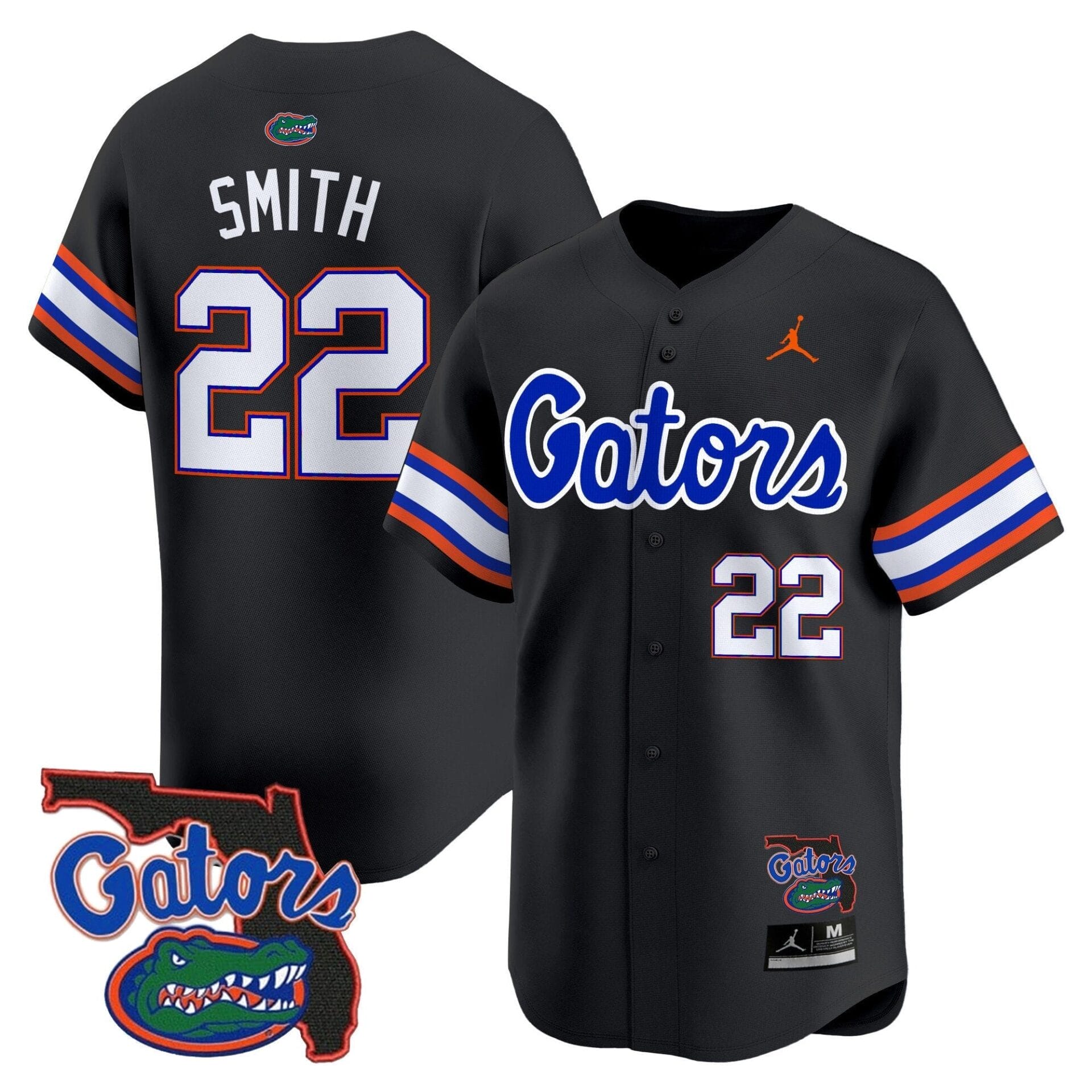 Florida Gators 2024 Florida Patch Vapor Baseball Jersey - All Stitched - Image 19
