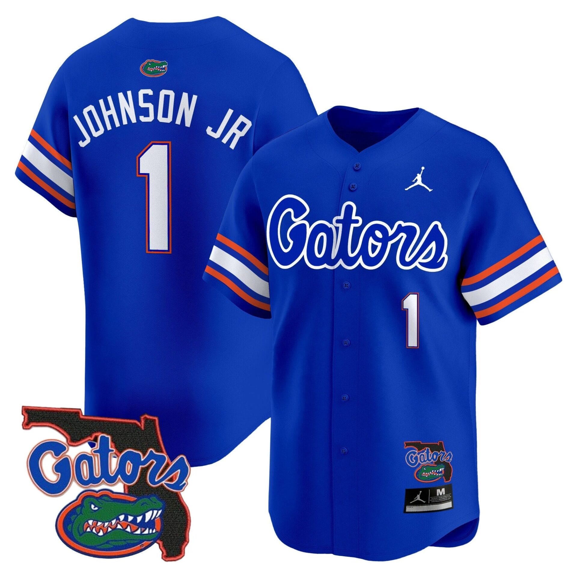 Florida Gators 2024 Florida Patch Vapor Baseball Jersey - All Stitched - Image 29