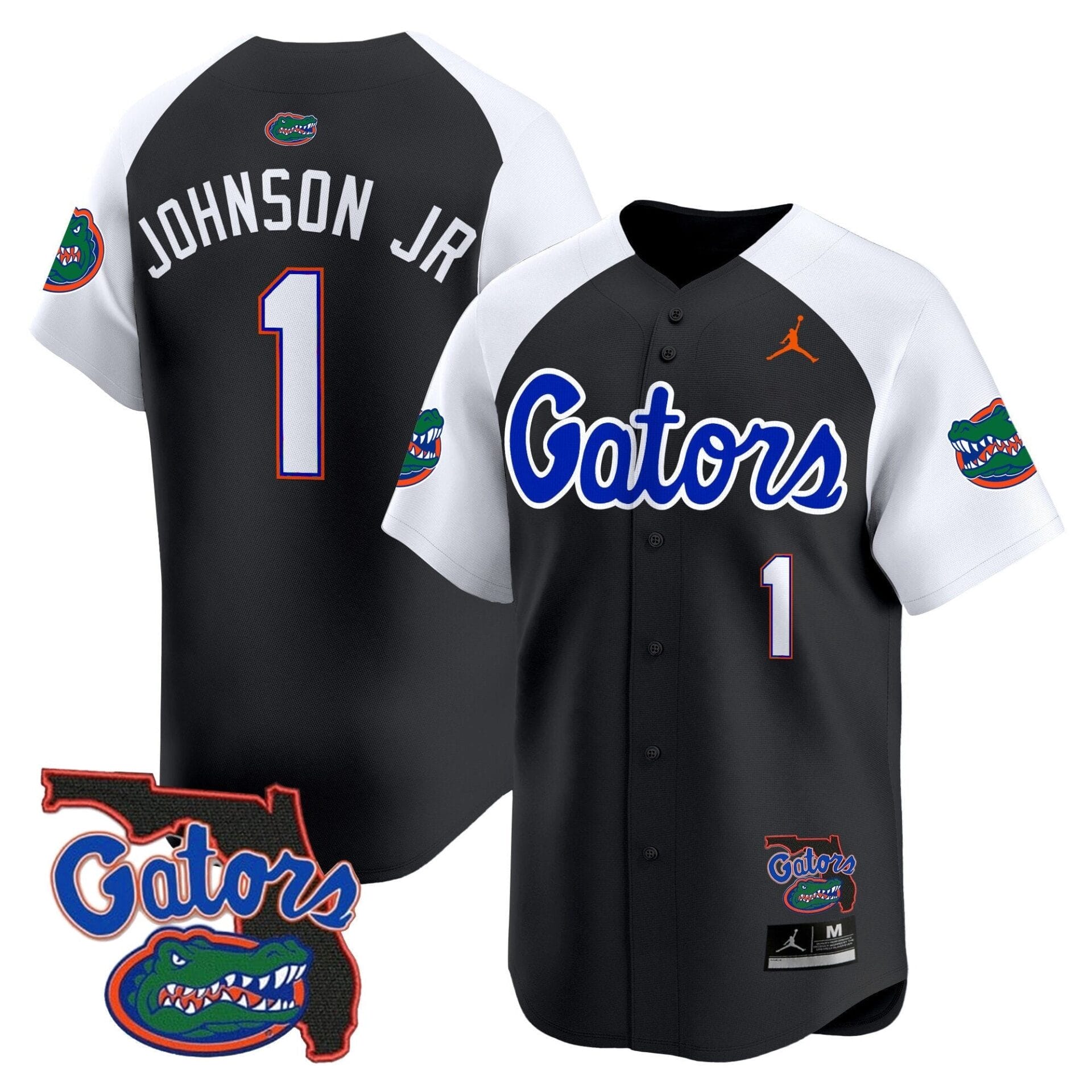 Florida Gators 2024 Florida Patch Vapor Baseball Jersey - All Stitched - Image 2
