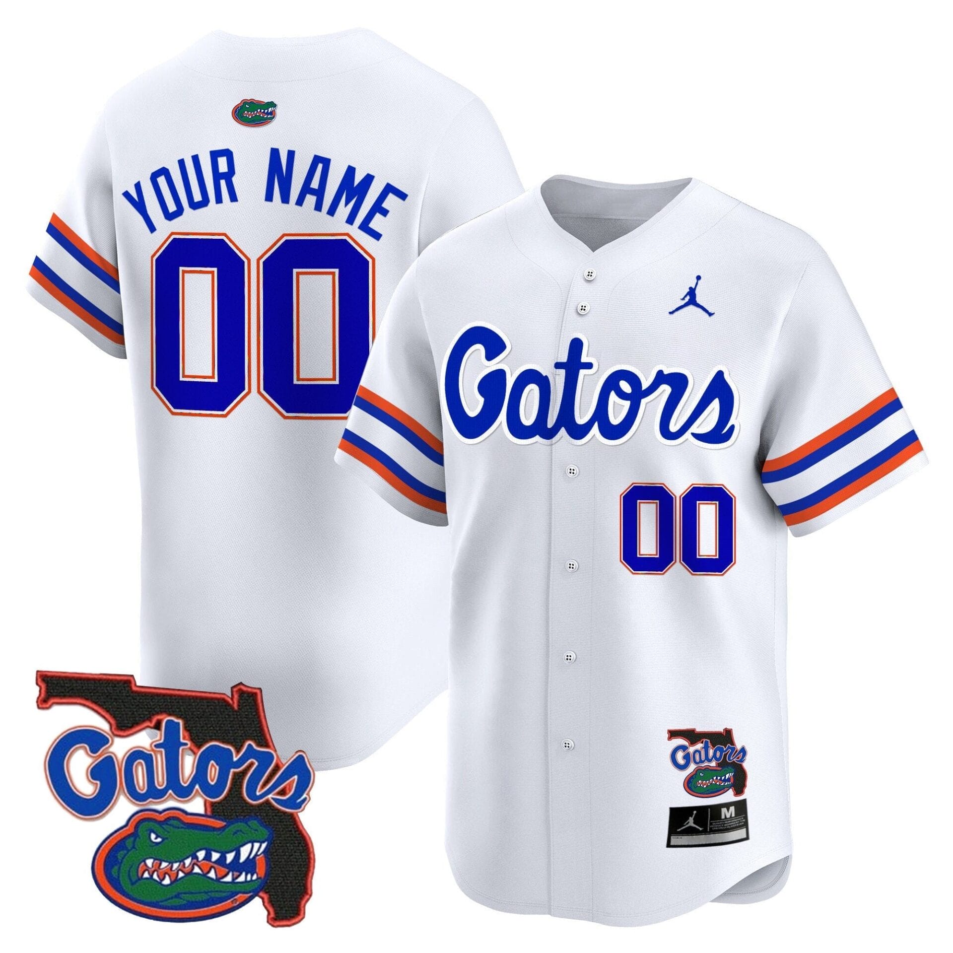 Florida Gators 2024 Florida Patch Vapor Baseball Custom Jersey - All Stitched - Image 6