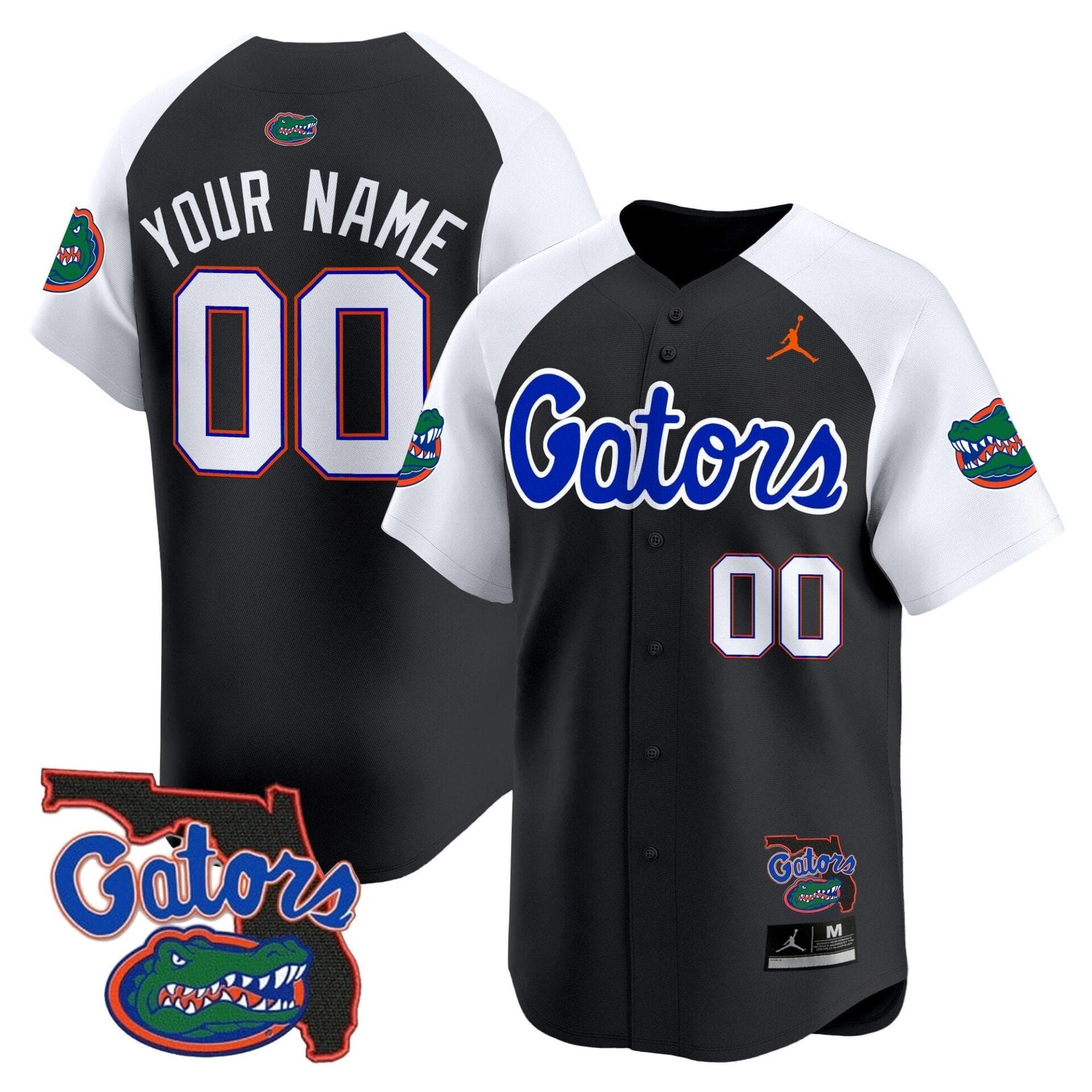 Florida Gators 2024 Florida Patch Vapor Baseball Custom Jersey - All Stitched