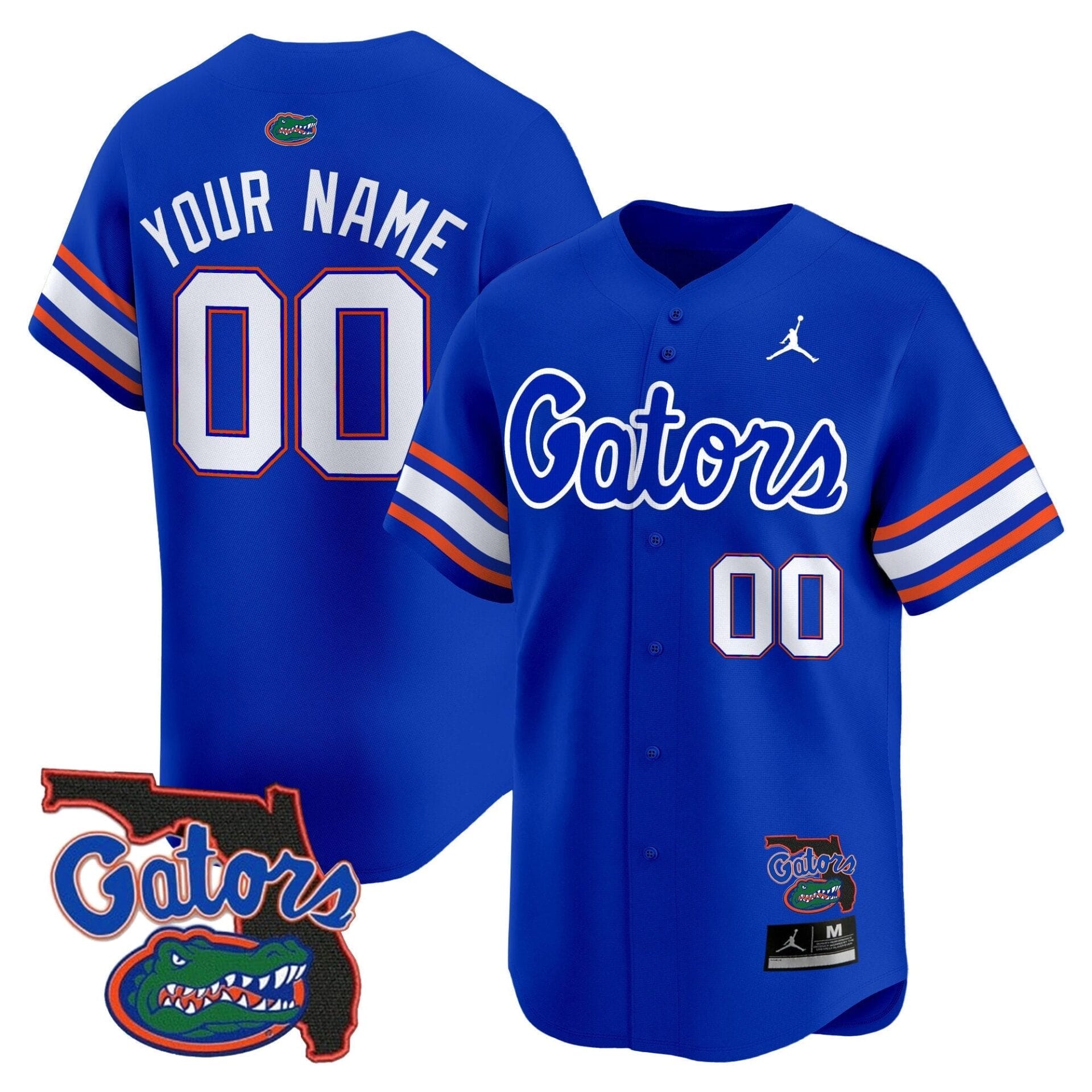 Florida Gators 2024 Florida Patch Vapor Baseball Custom Jersey - All Stitched - Image 5