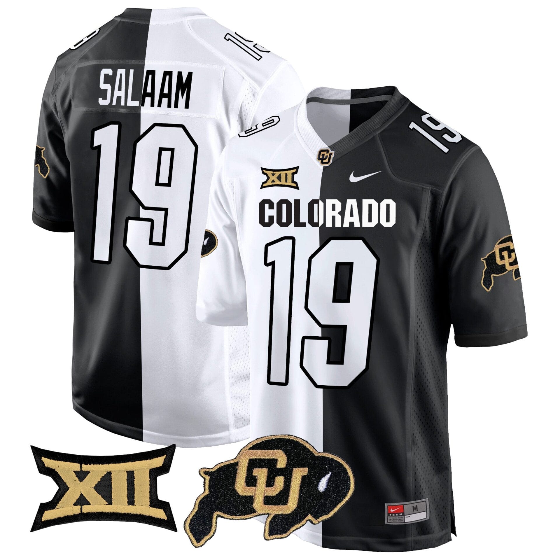 Colorado Buffaloes Big 12 XII Patch Game Jersey V2 - All Stitched - Image 45