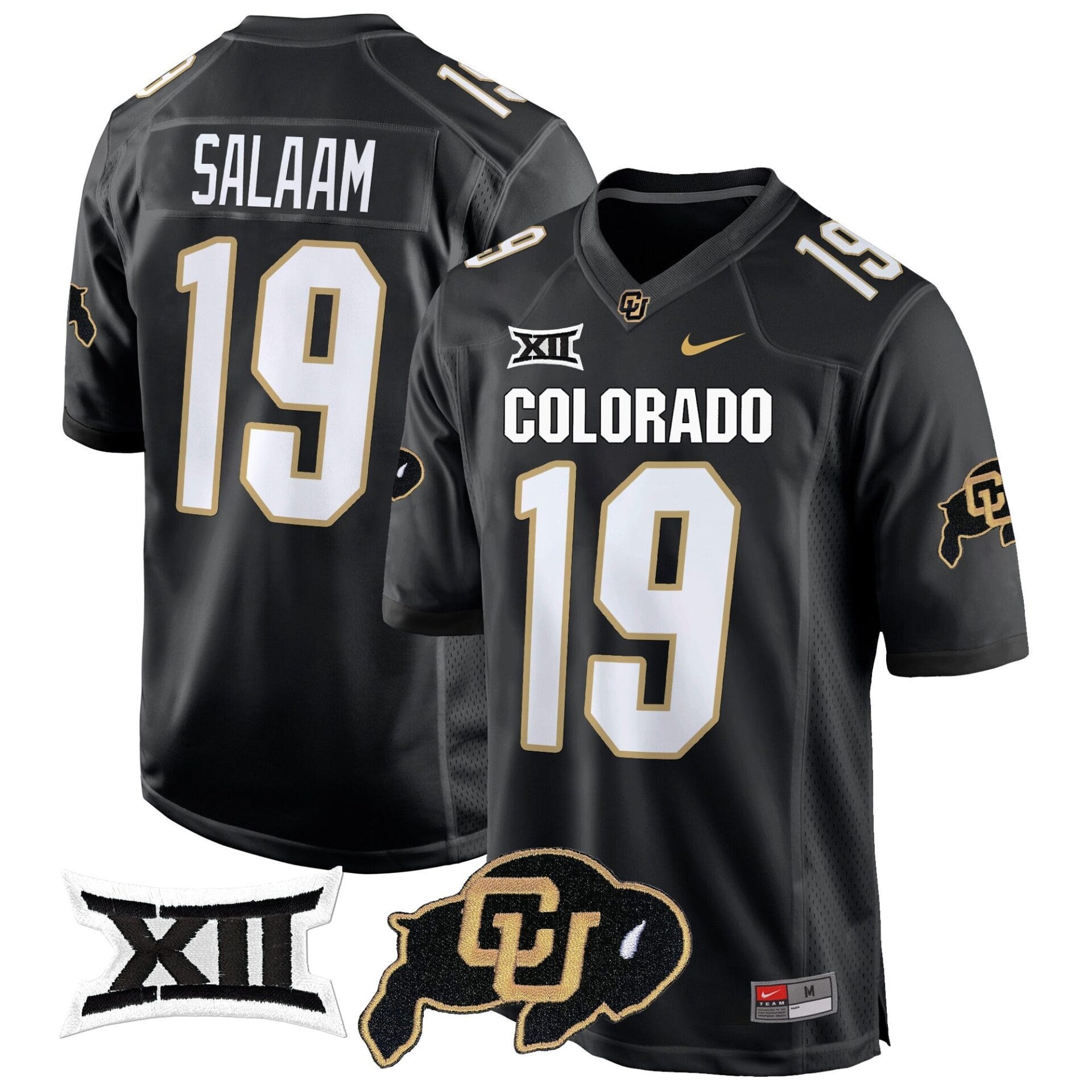 Colorado Buffaloes Big 12 XII Patch Game Jersey V2 - All Stitched - Image 13