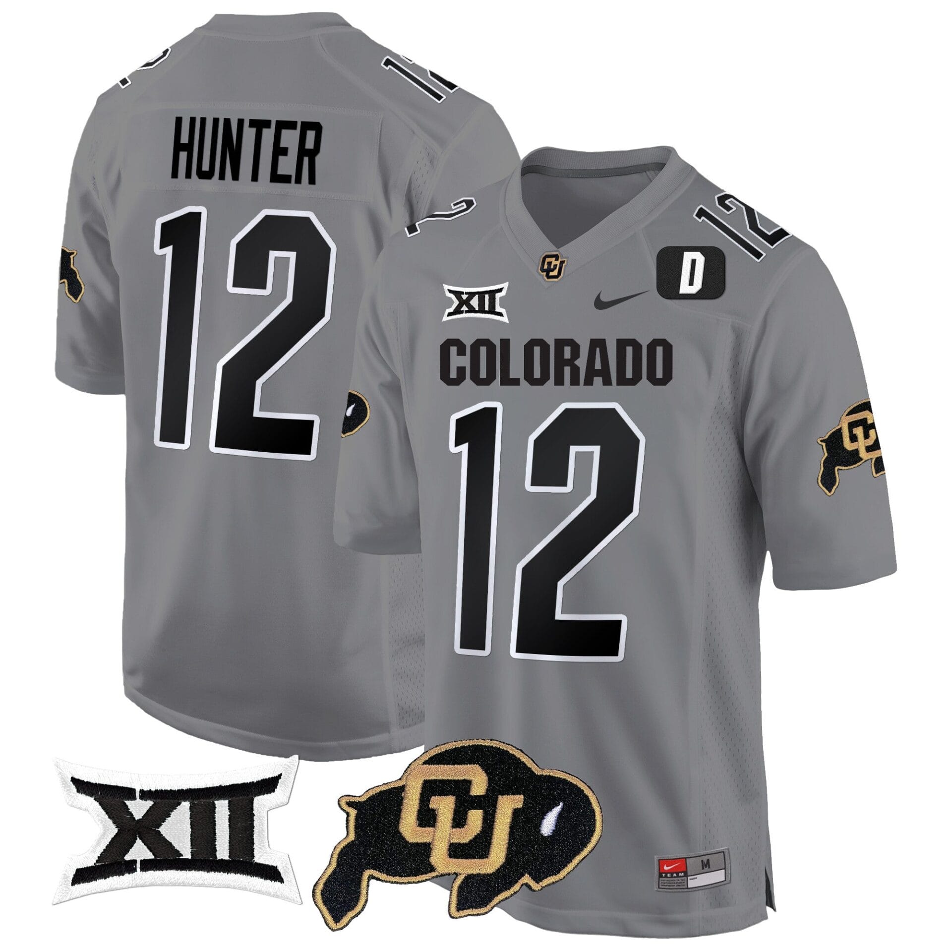 Colorado Buffaloes Big 12 XII Patch Game Jersey V2 - All Stitched - Image 26