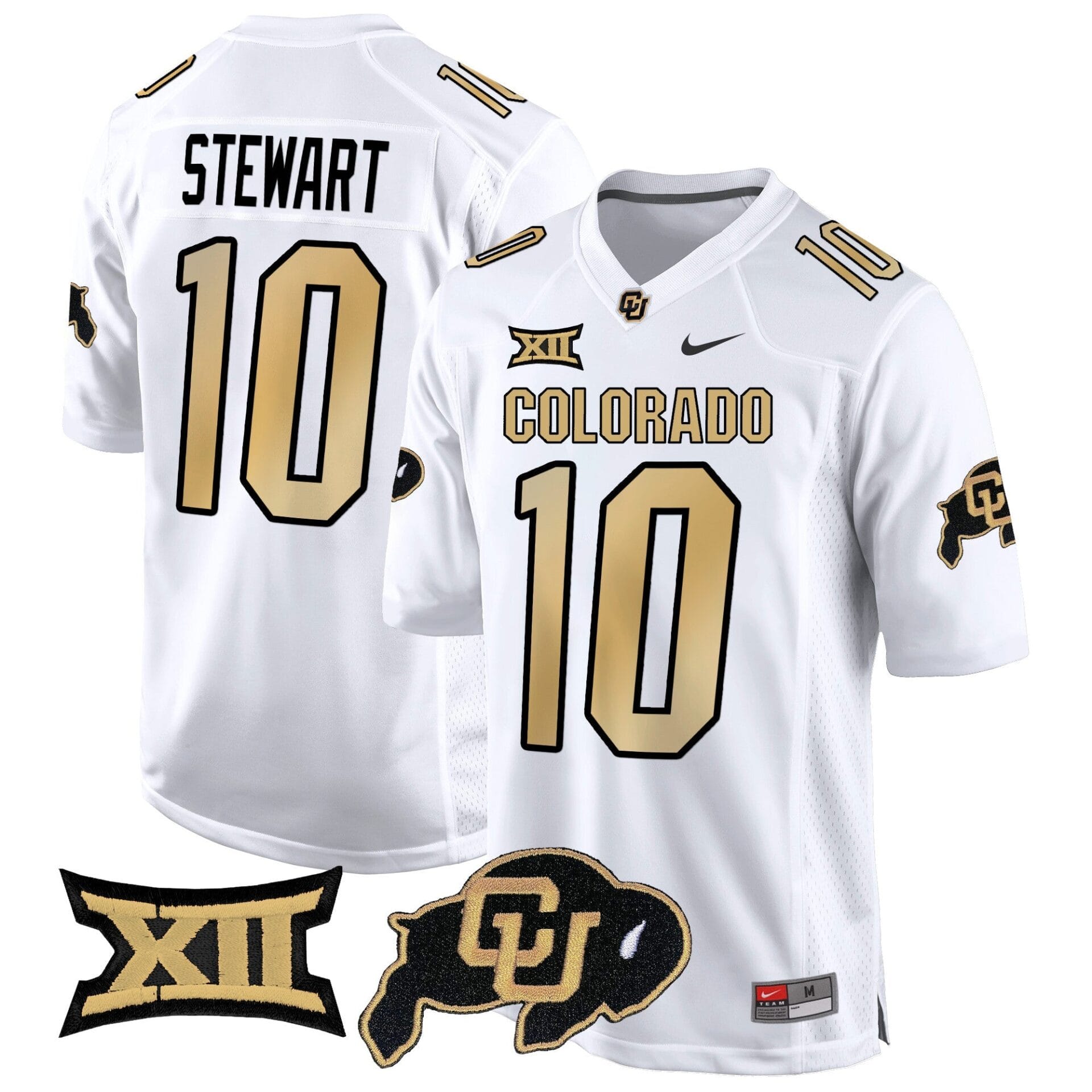 Colorado Buffaloes Big 12 XII Patch Game Jersey V2 - All Stitched - Image 22