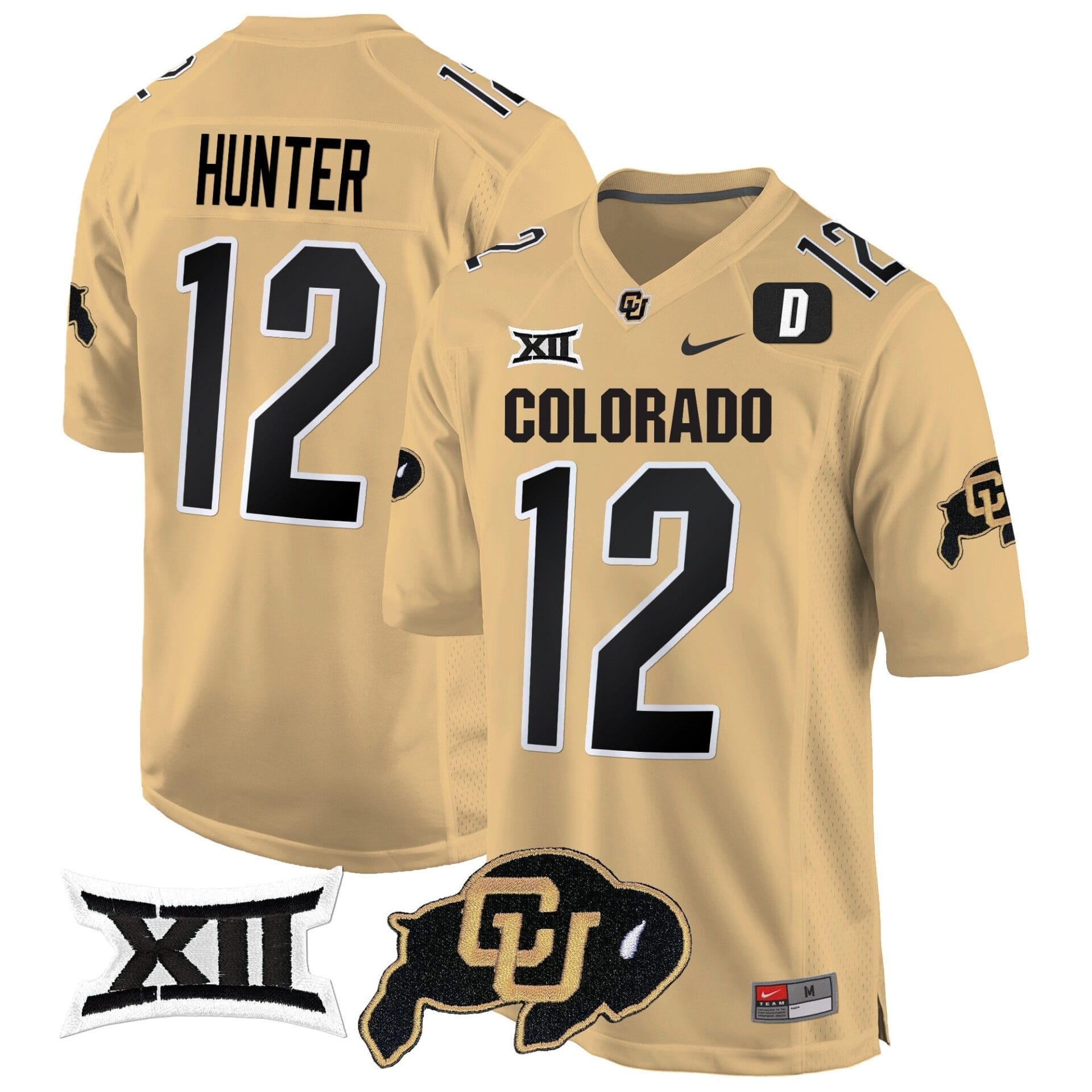 Colorado Buffaloes Big 12 XII Patch Game Jersey V2 - All Stitched - Image 34