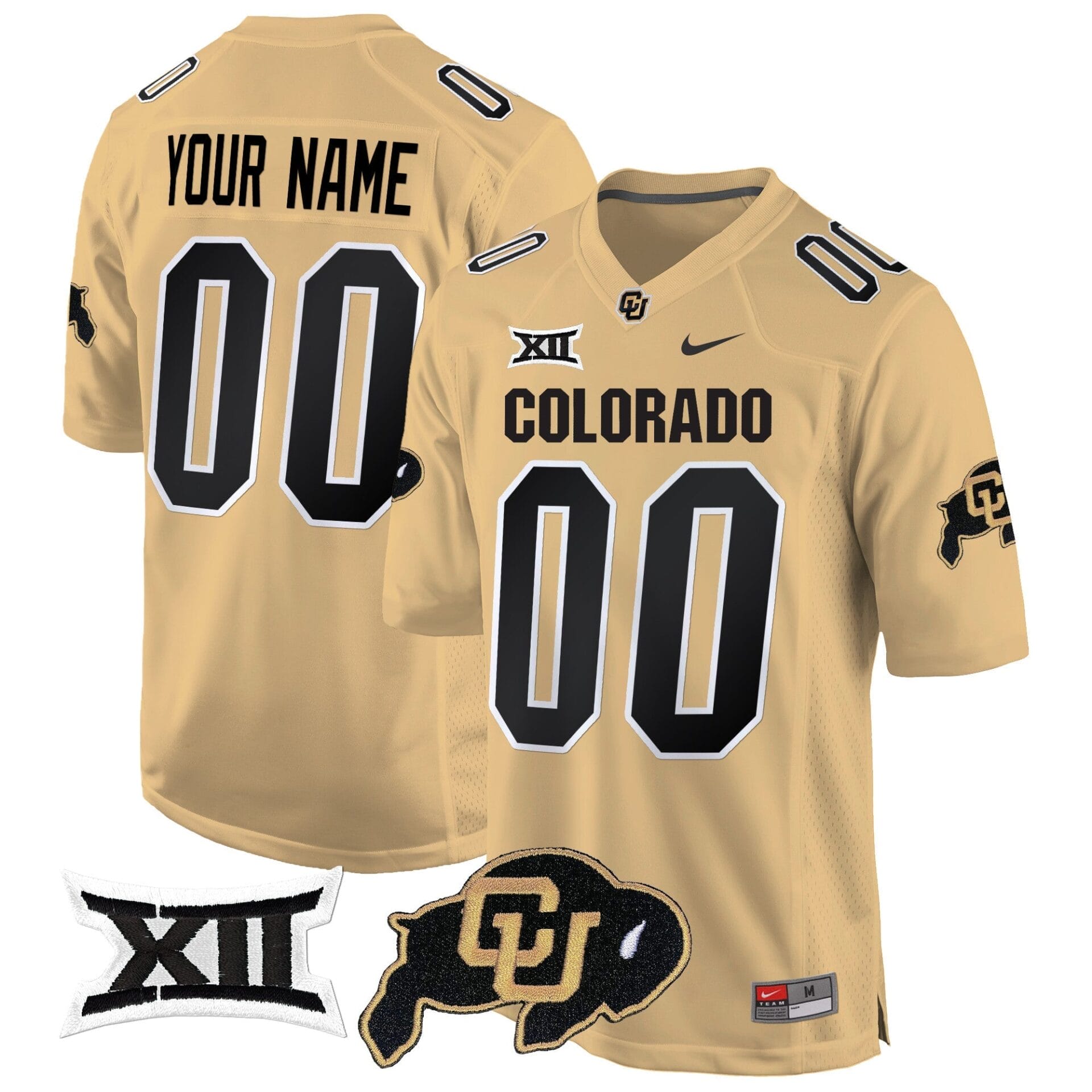 Colorado Buffaloes Big 12 XII Patch Game Custom Jersey V2 - All Stitched - Image 5
