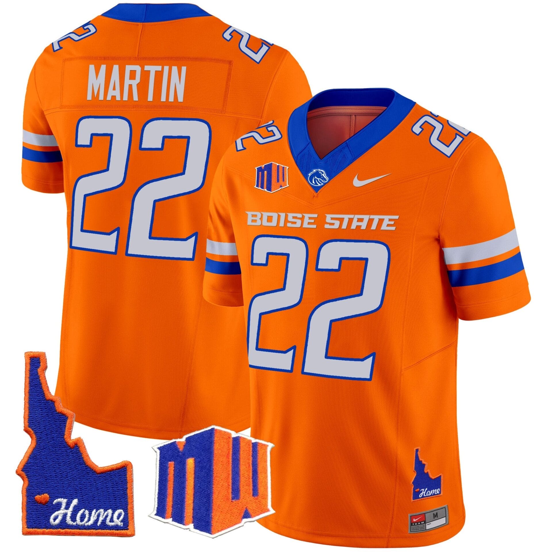 Boise State Broncos 2024 Home Patch Vapor Limited Jersey - All Stitched - Image 30