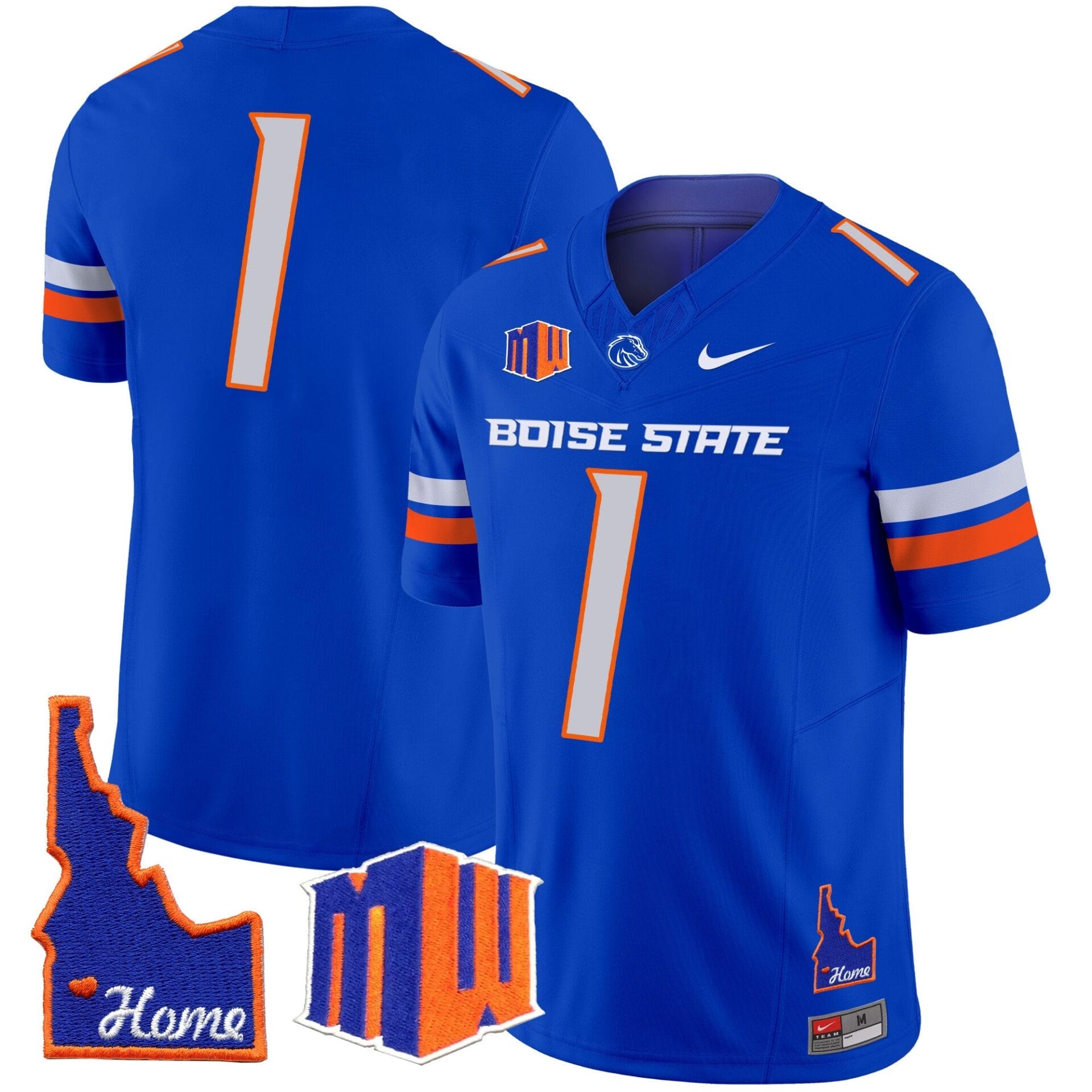 Boise State Broncos 2024 Home Patch Vapor Limited Jersey - All Stitched - Image 24