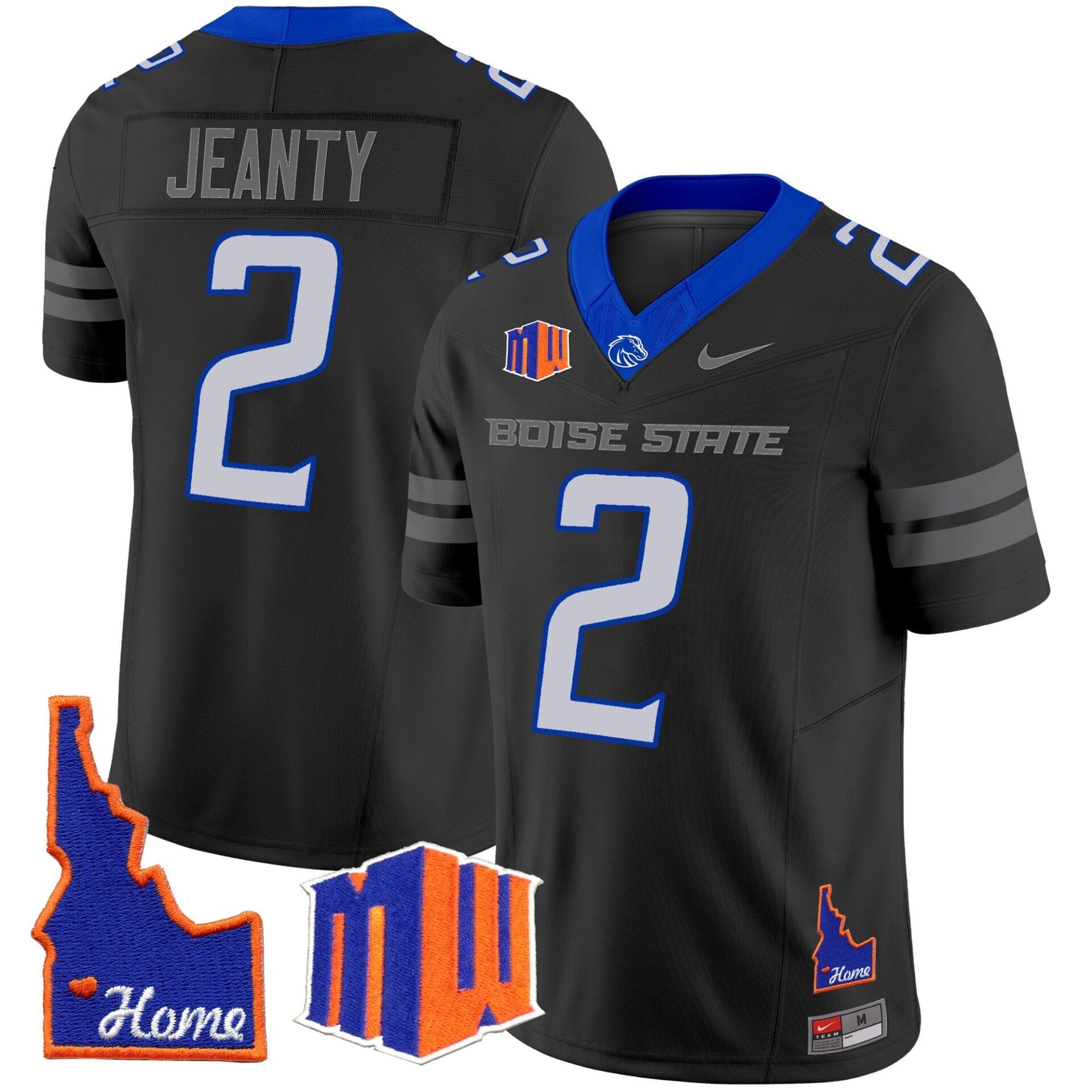 Boise State Broncos 2024 Home Patch Vapor Limited Jersey - All Stitched - Image 41