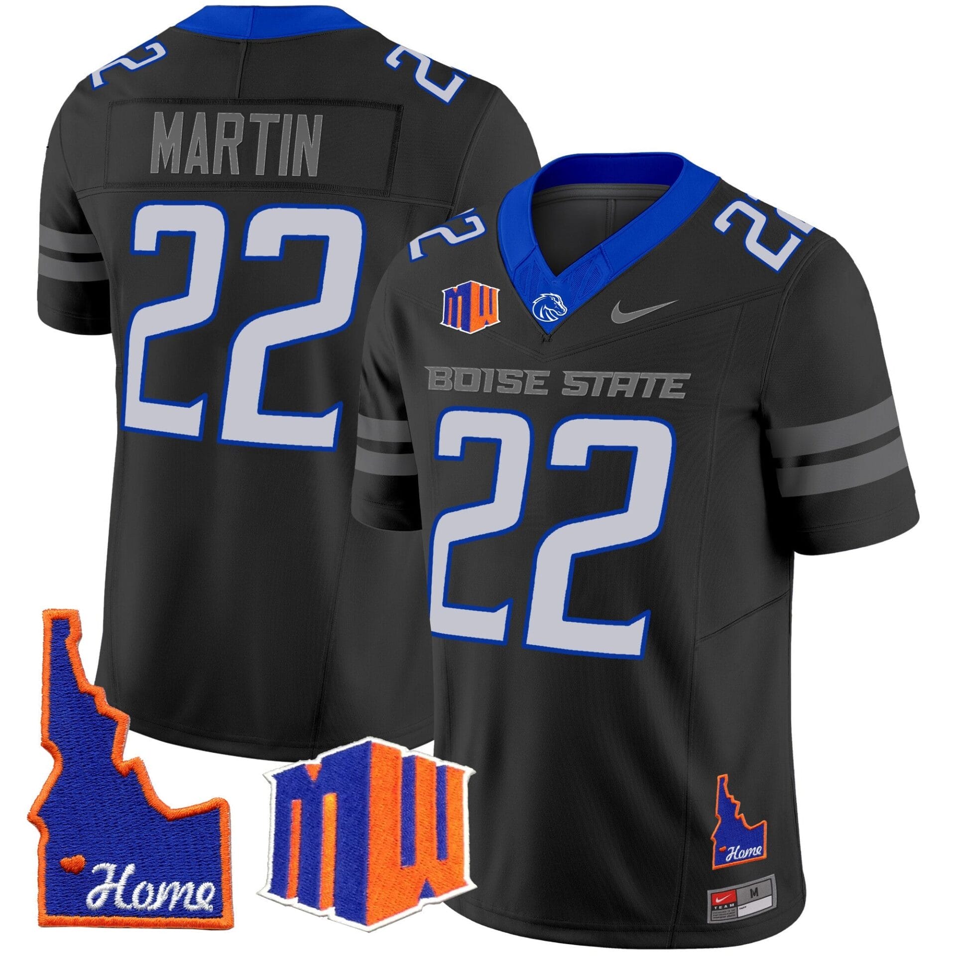 Boise State Broncos 2024 Home Patch Vapor Limited Jersey - All Stitched - Image 46