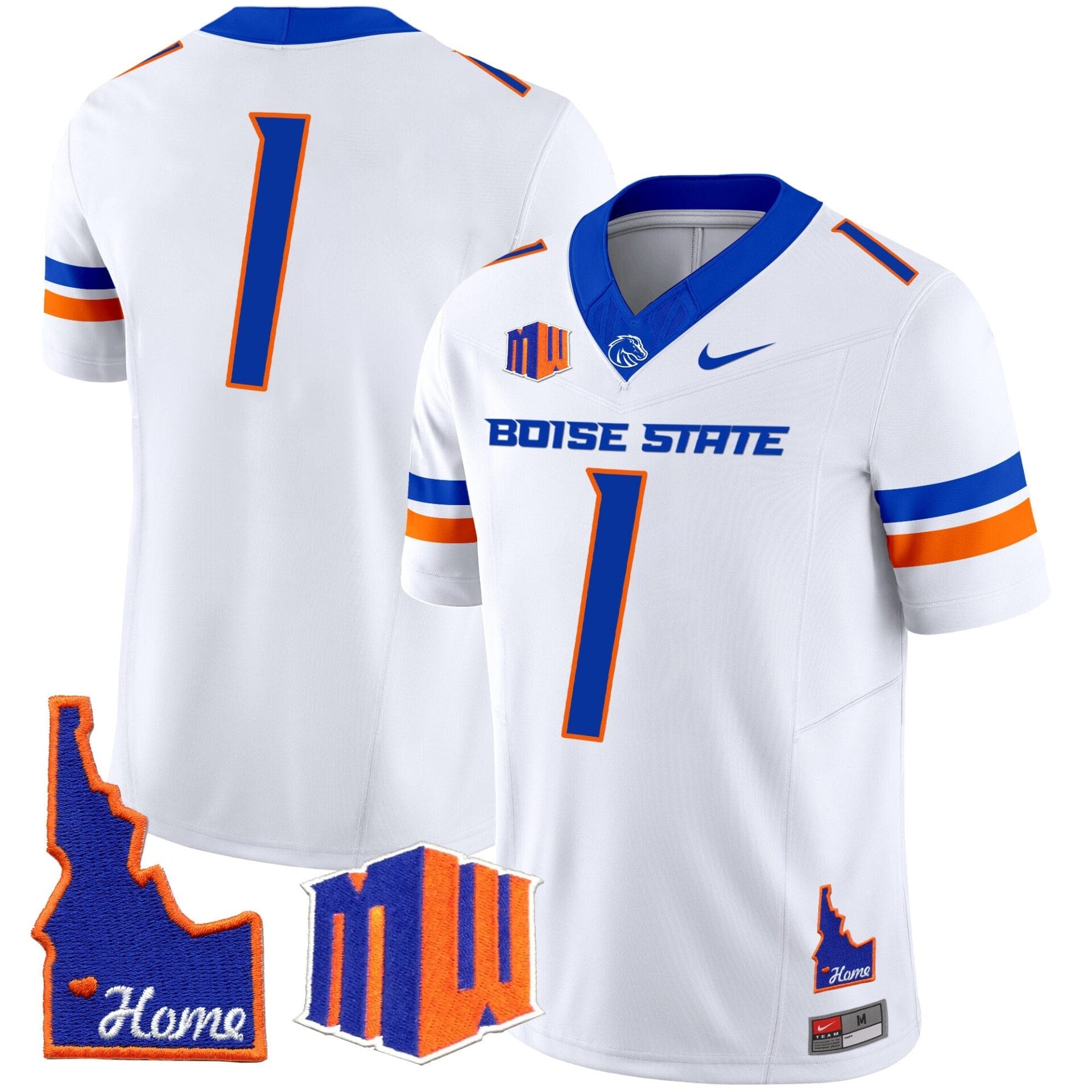 Boise State Broncos 2024 Home Patch Vapor Limited Jersey - All Stitched - Image 40