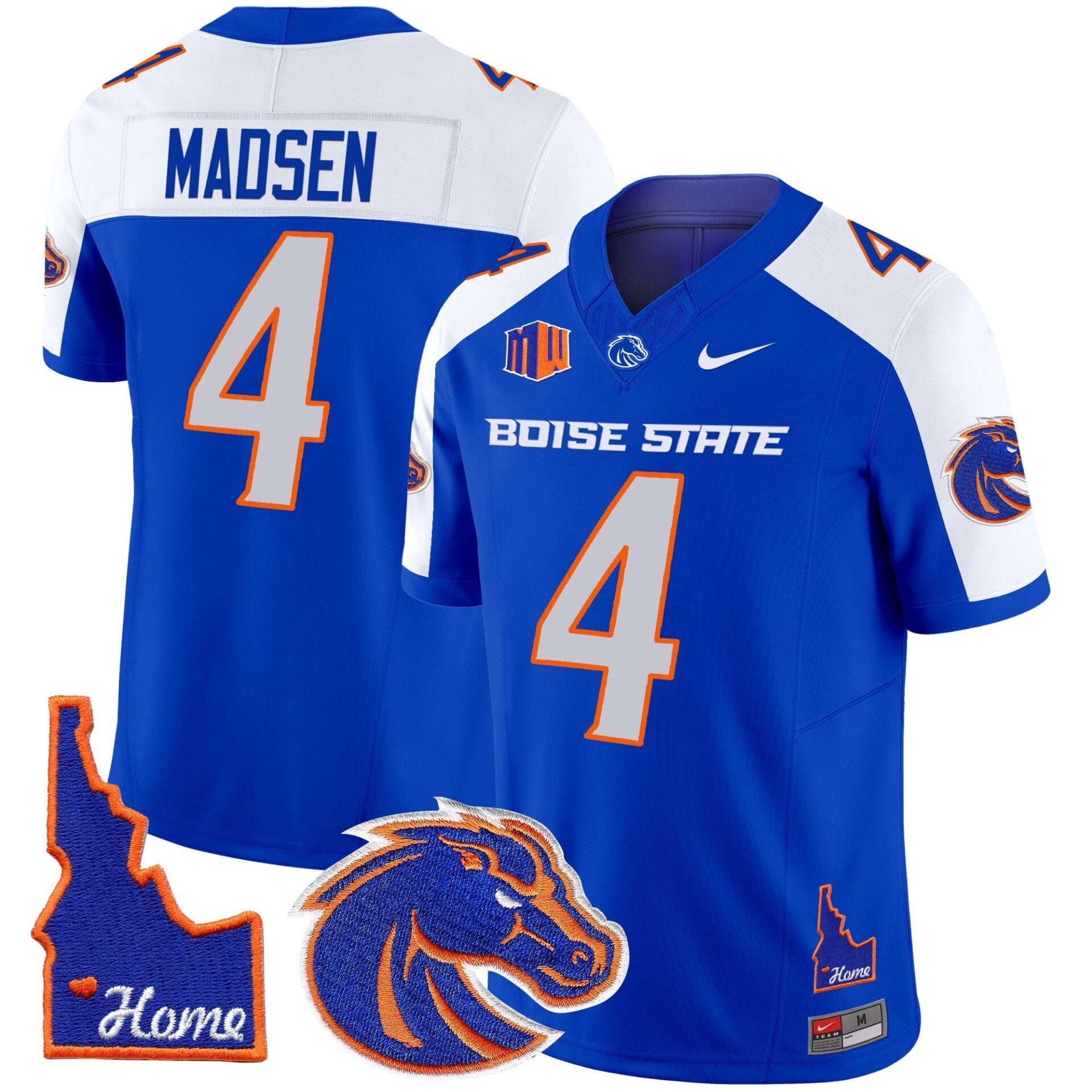 Boise State Broncos 2024 Home Patch Vapor Limited Jersey - All Stitched - Image 2