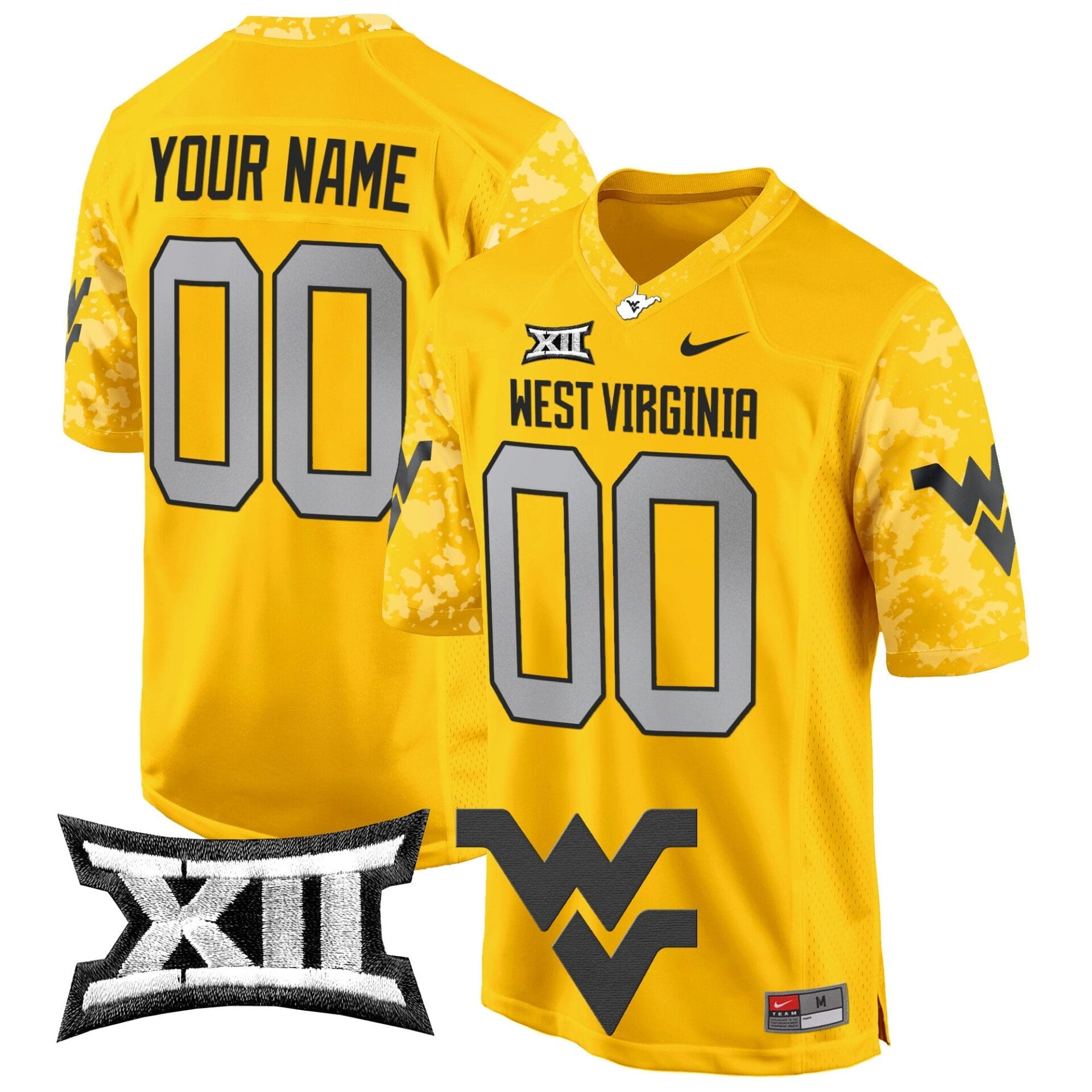 West Virginia Mountaineers 2024 Game Custom Jersey - All Stitched - Image 3