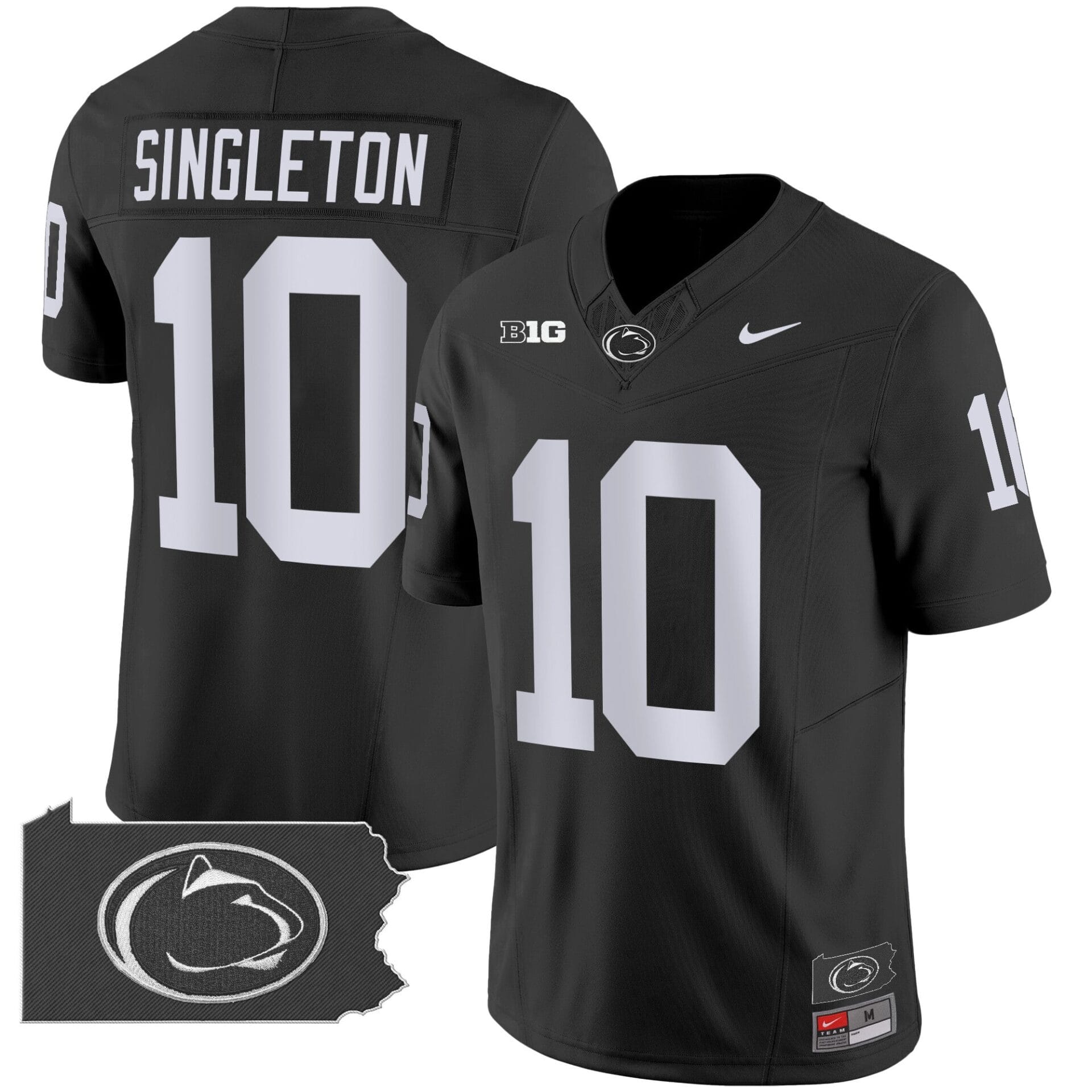 Penn State Nittany Lions 2024 Home Patch Vapor Limited Jersey - All Stitched - Image 30