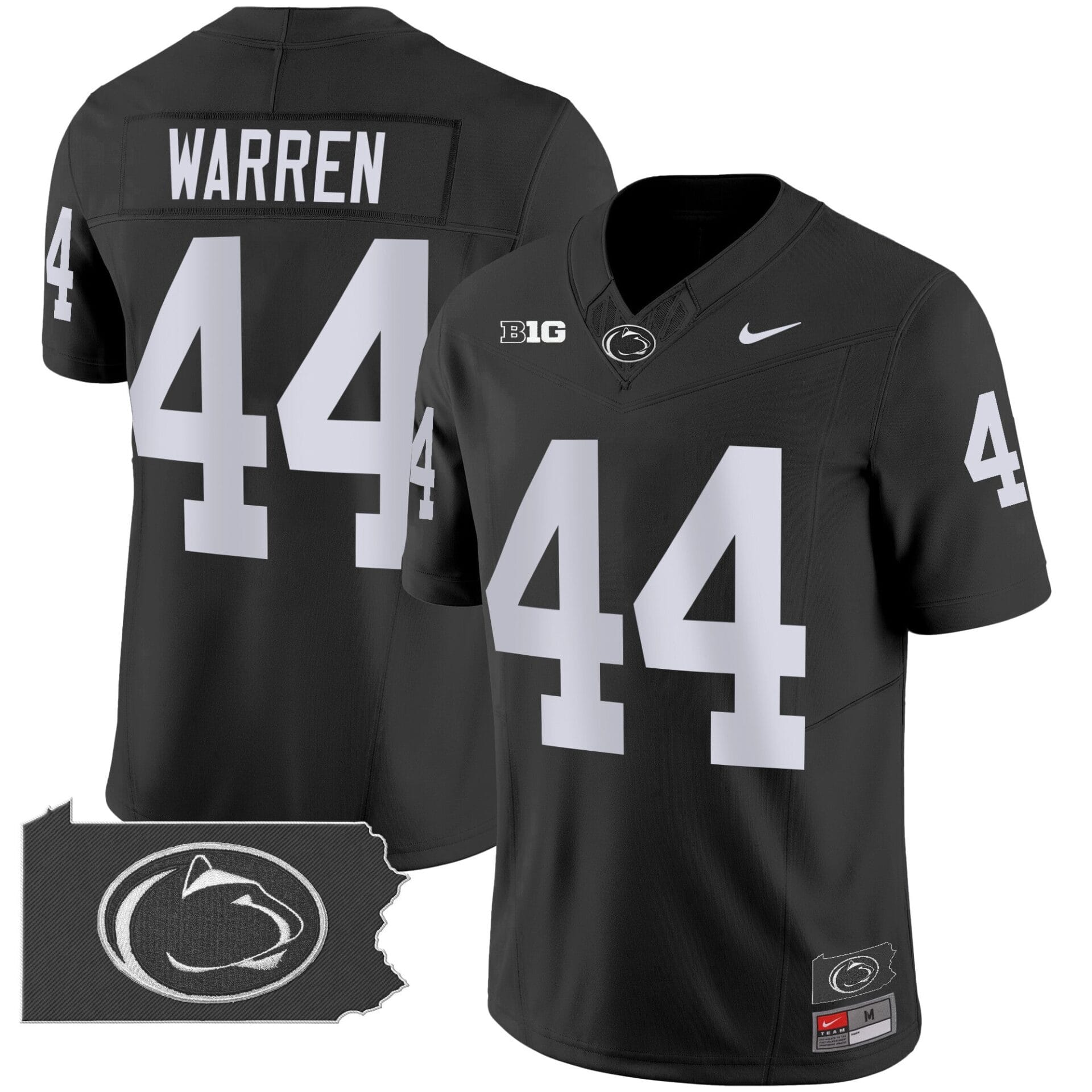 Penn State Nittany Lions 2024 Home Patch Vapor Limited Jersey - All Stitched - Image 31