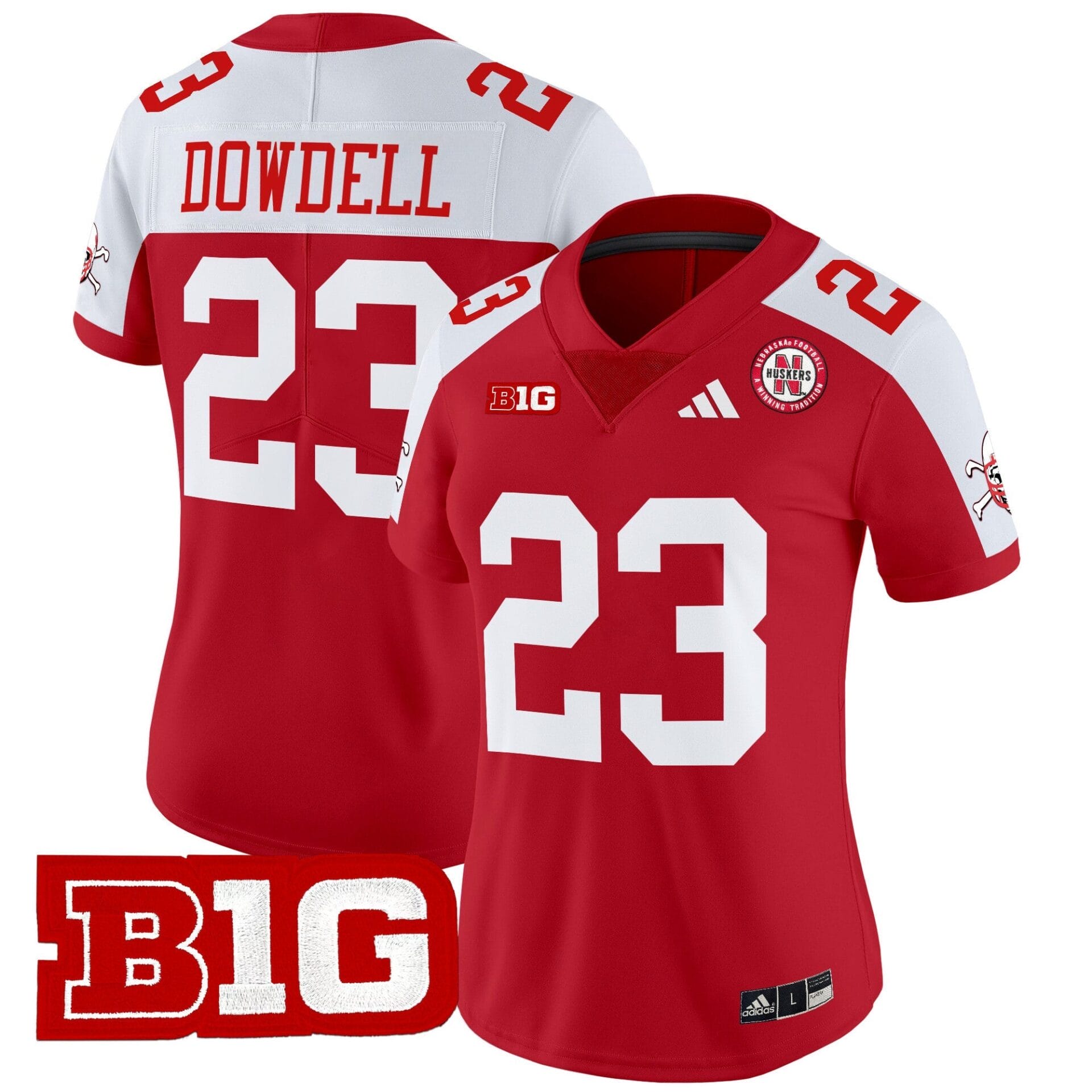 Nebraska Cornhuskers 2024 Vapor Limited Jersey V2 - All Stitched - Image 2