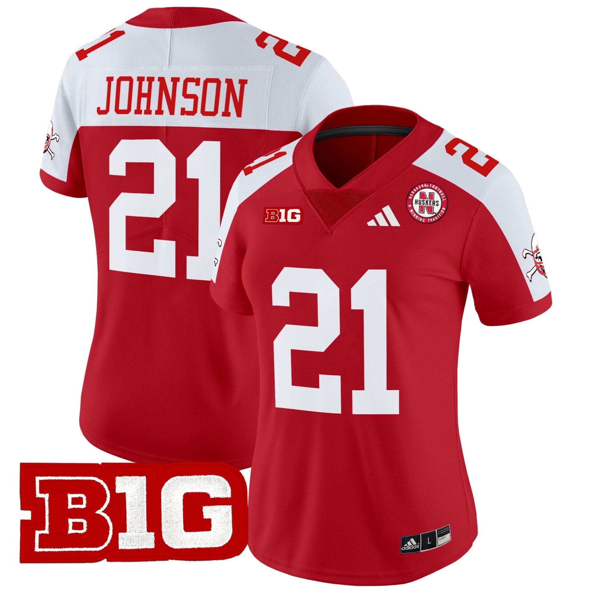 Nebraska Cornhuskers 2024 Vapor Limited Jersey V2 - All Stitched - Image 4