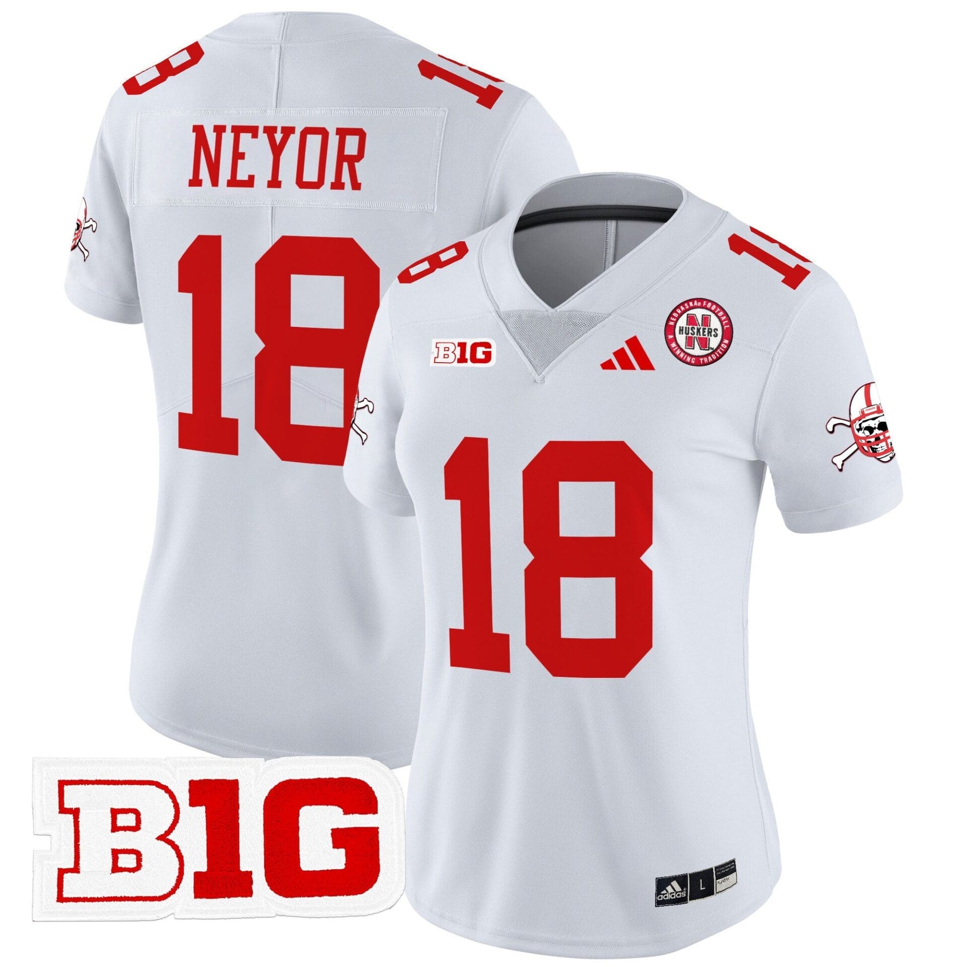 Nebraska Cornhuskers 2024 Vapor Limited Jersey V2 - All Stitched - Image 24