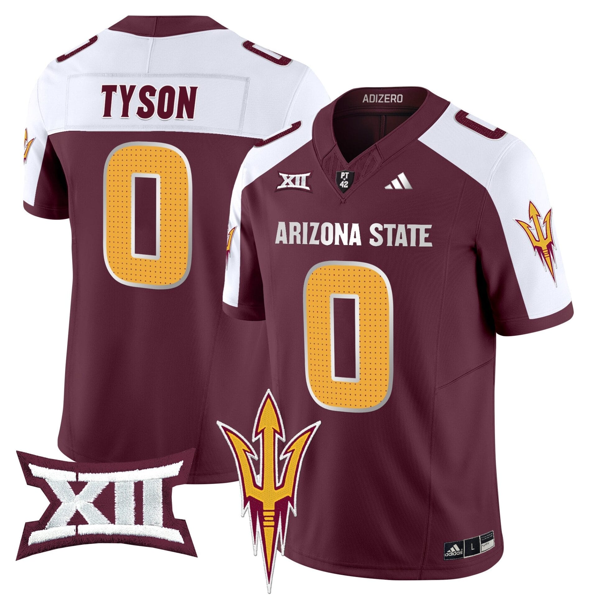 Arizona State Sun Devils 2024 Vapor Limited Jersey V2 - All Stitched - Image 27