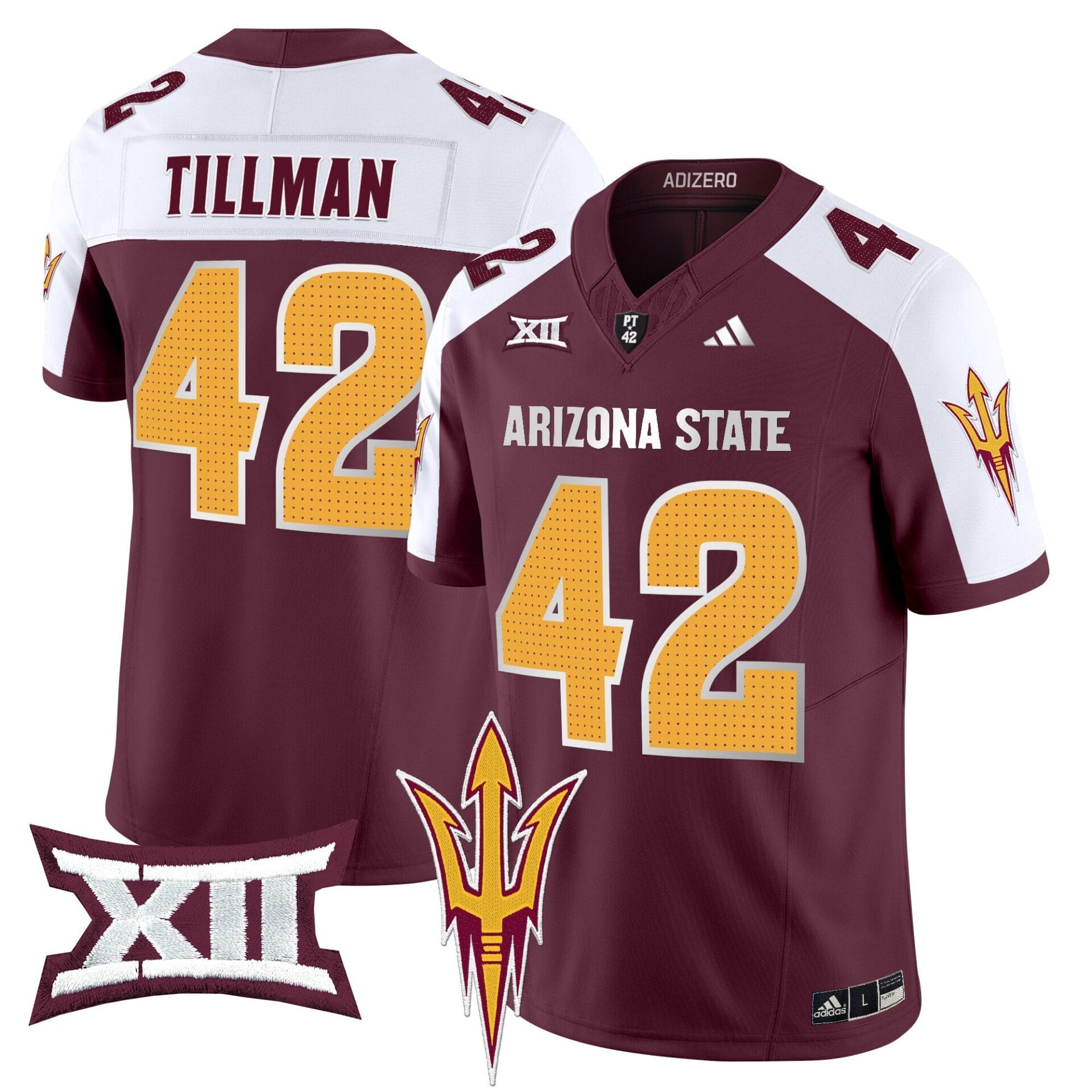 Arizona State Sun Devils 2024 Vapor Limited Jersey V2 - All Stitched - Image 30