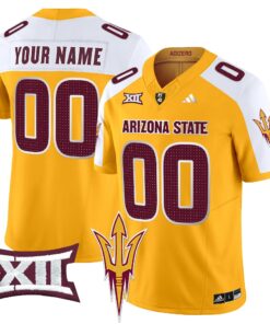 Alternative view of Arizona State Sun Devils 2024 Vapor Limited Custom Jersey V2 - All Stitched