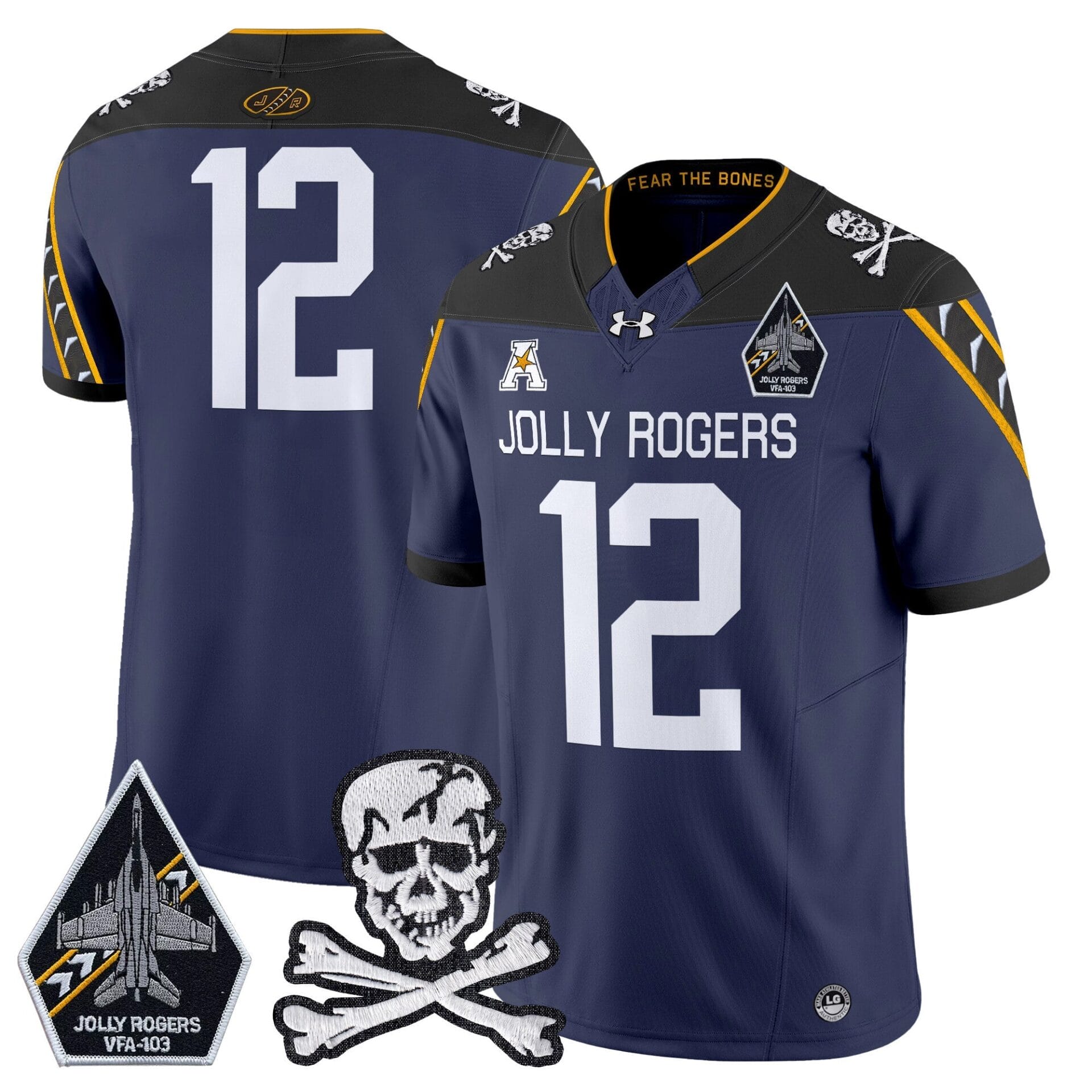 Navy Midshipmen 2024 Vapor Limited Jersey V5 - All Stitched - Image 40