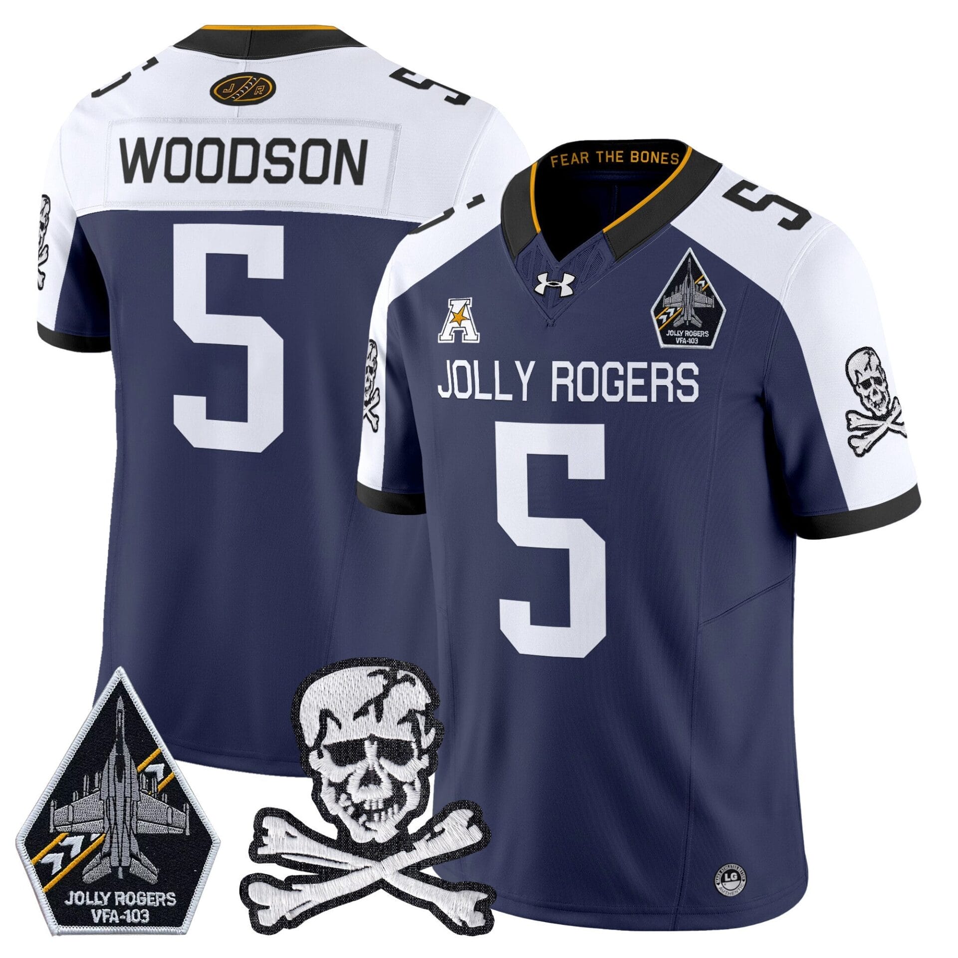 Navy Midshipmen 2024 Vapor Limited Jersey V5 - All Stitched - Image 16