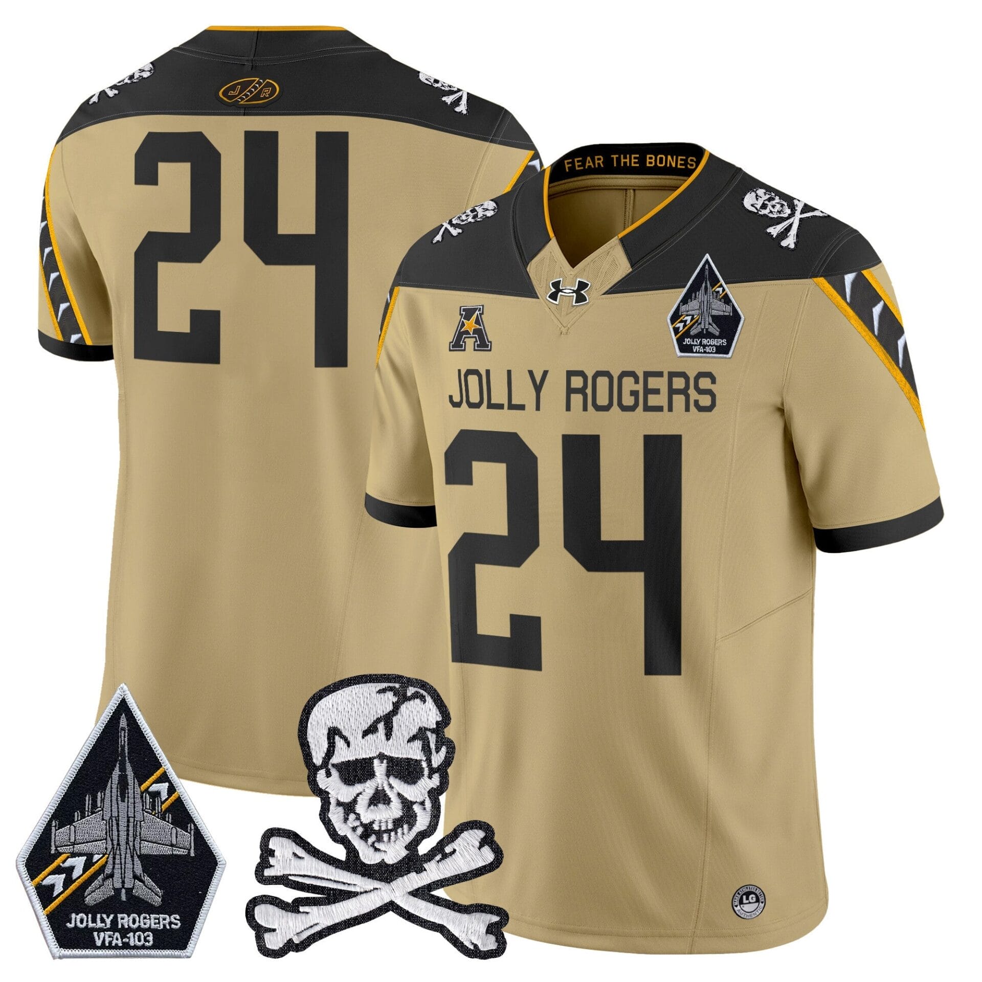 Navy Midshipmen 2024 Vapor Limited Jersey V5 - All Stitched - Image 48
