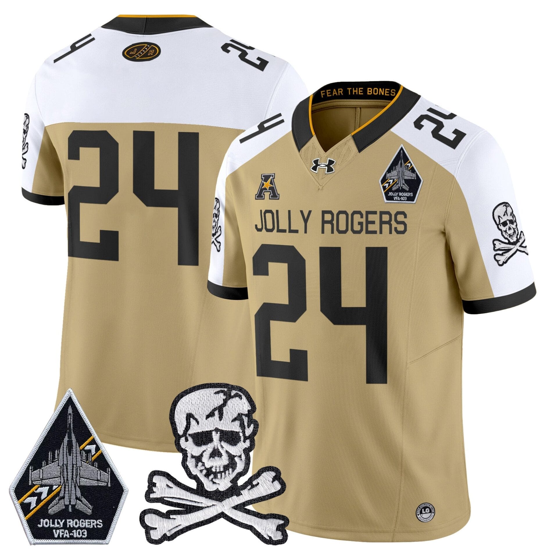 Navy Midshipmen 2024 Vapor Limited Jersey V5 - All Stitched - Image 28