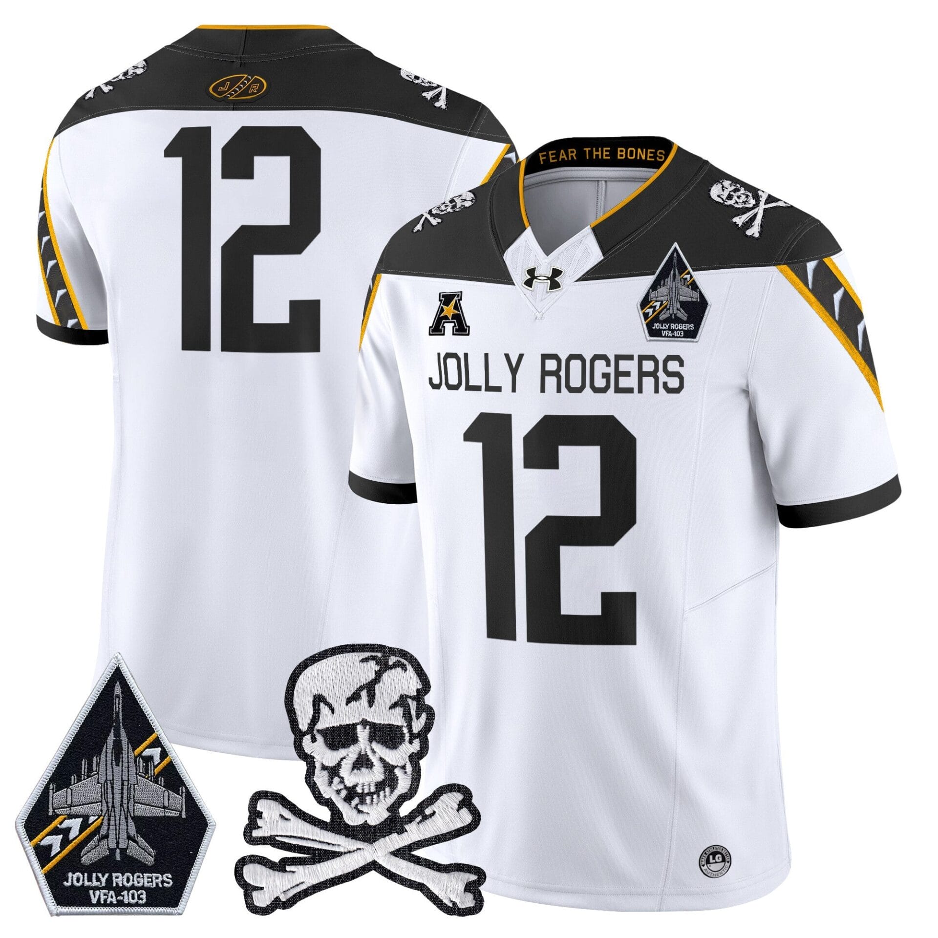 Navy Midshipmen 2024 Vapor Limited Jersey V5 - All Stitched - Image 10