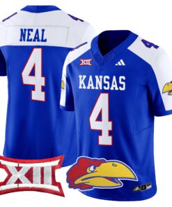 Alternative view of Kansas Jayhawks 2024 Vapor Limited Jersey V2 - All Stitched