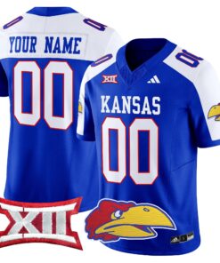 Kansas Jayhawks 2024 Vapor Limited Custom Jersey V2 - All Stitched