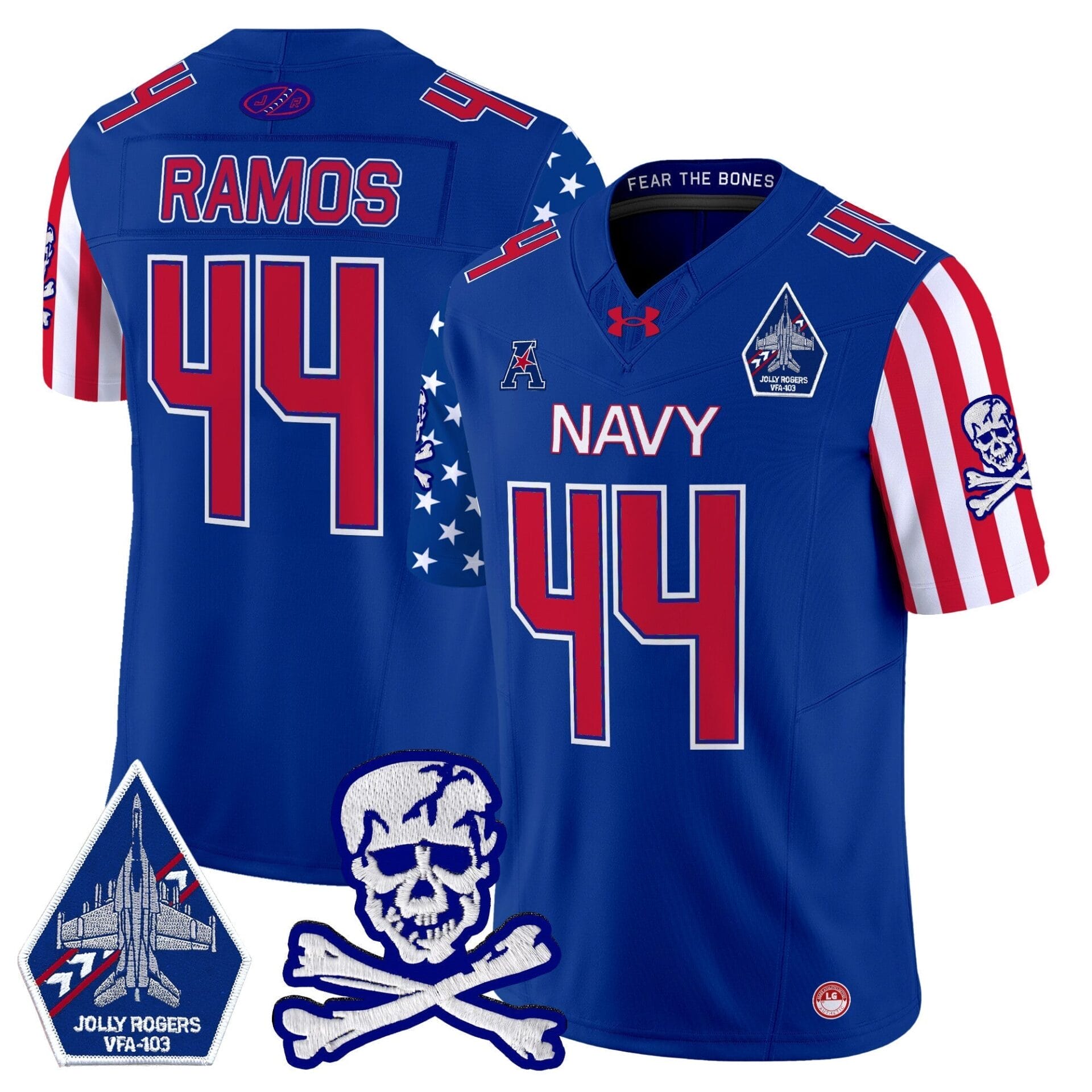 Navy Midshipmen 2024 American Style Vapor Limited Jersey - All Stitched - Image 23