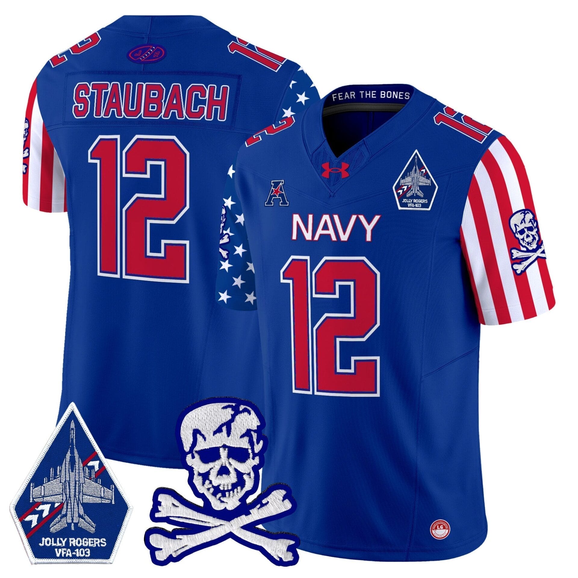 Navy Midshipmen 2024 American Style Vapor Limited Jersey - All Stitched - Image 25