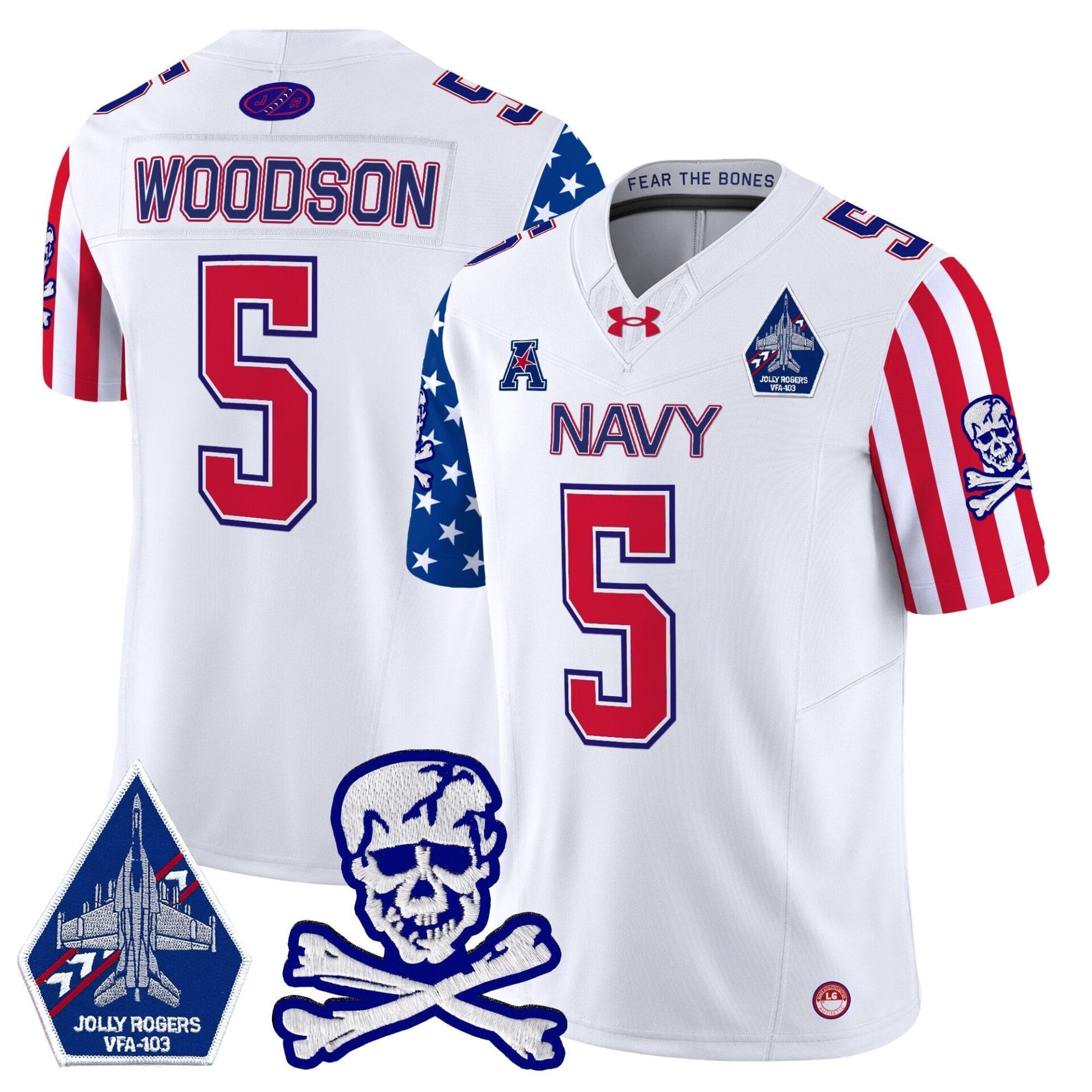 Navy Midshipmen 2024 American Style Vapor Limited Jersey - All Stitched - Image 4
