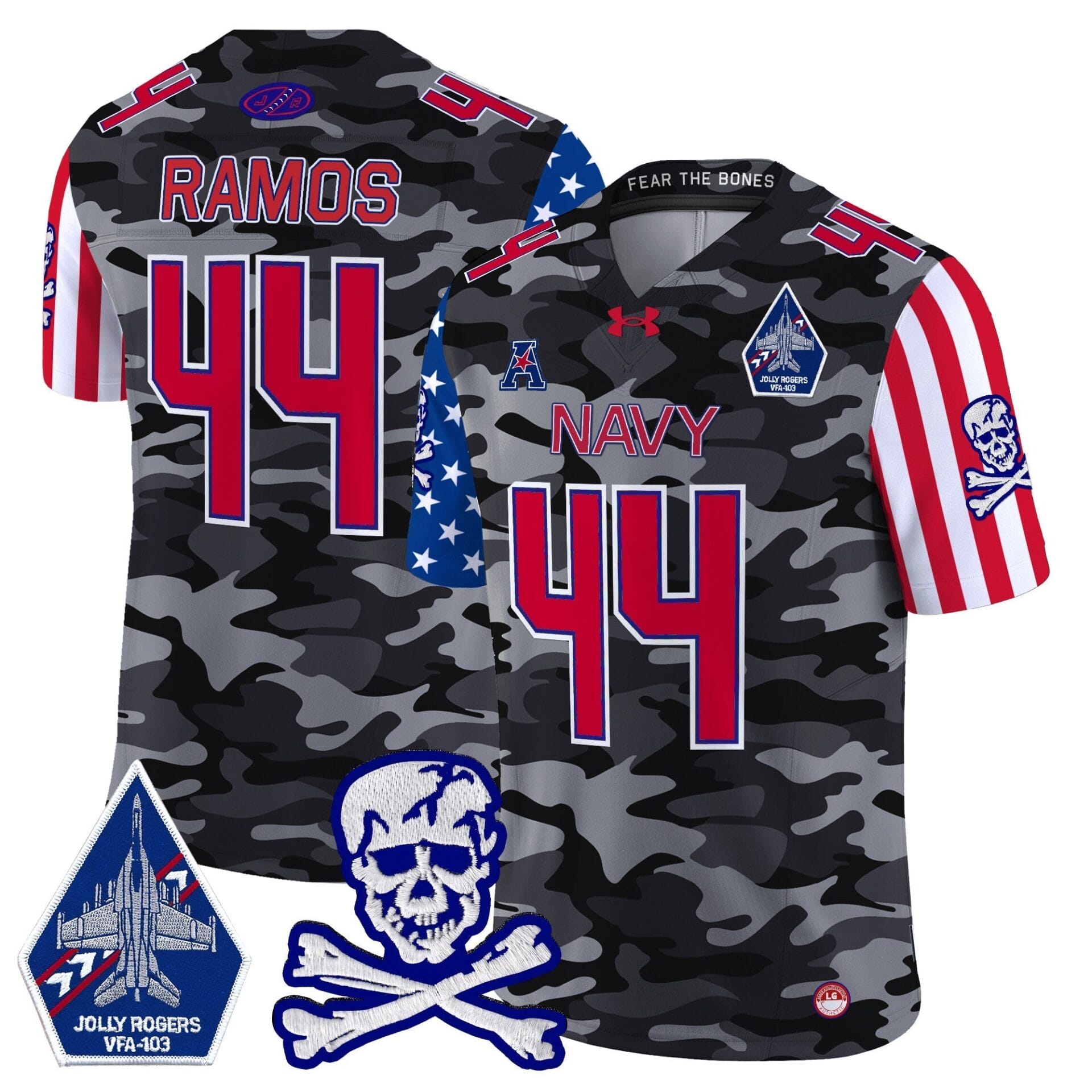 Navy Midshipmen 2024 American Style Vapor Limited Jersey - All Stitched - Image 43