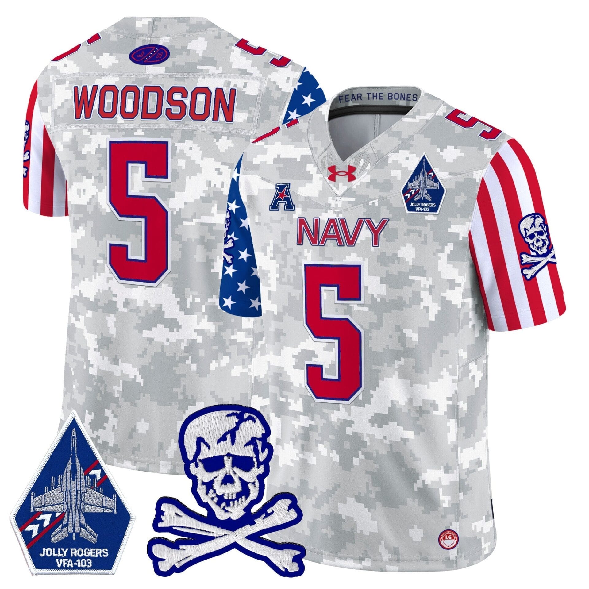 Navy Midshipmen 2024 American Style Vapor Limited Jersey - All Stitched - Image 34