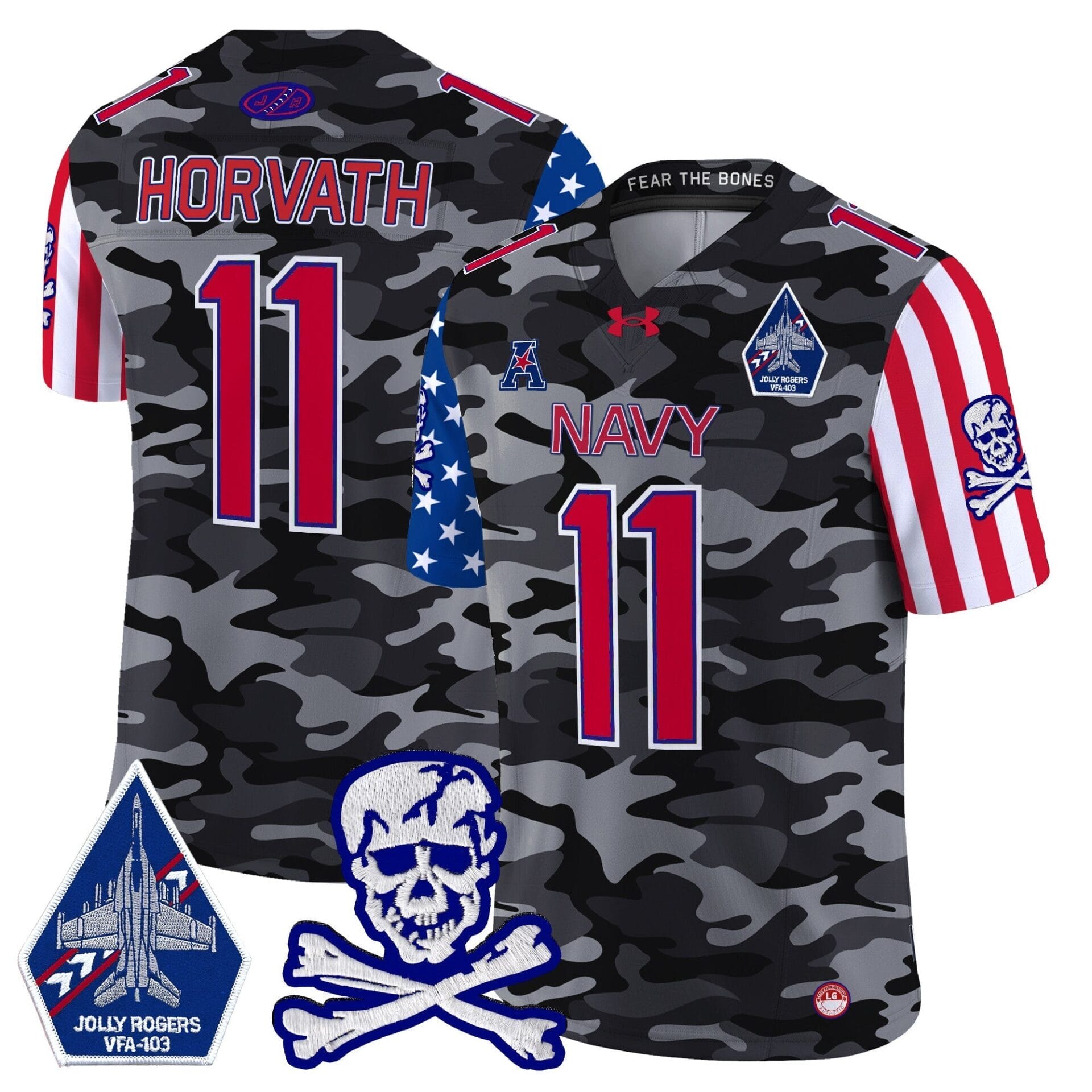 Navy Midshipmen 2024 American Style Vapor Limited Jersey - All Stitched - Image 41
